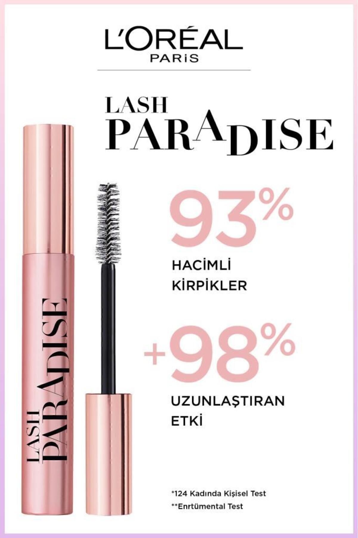 L'Oreal Paris L'oréal Paris Lash Paradise Intense Black Ekstra Siyah Maskara-5