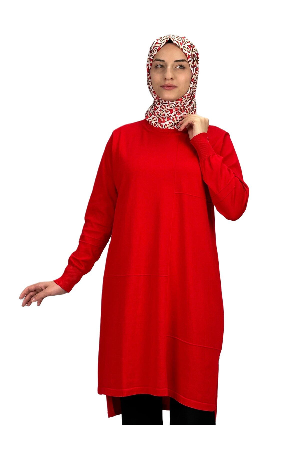 ottoman wear-سترة تريكو حمراء مرسيريزد - OTW130 3