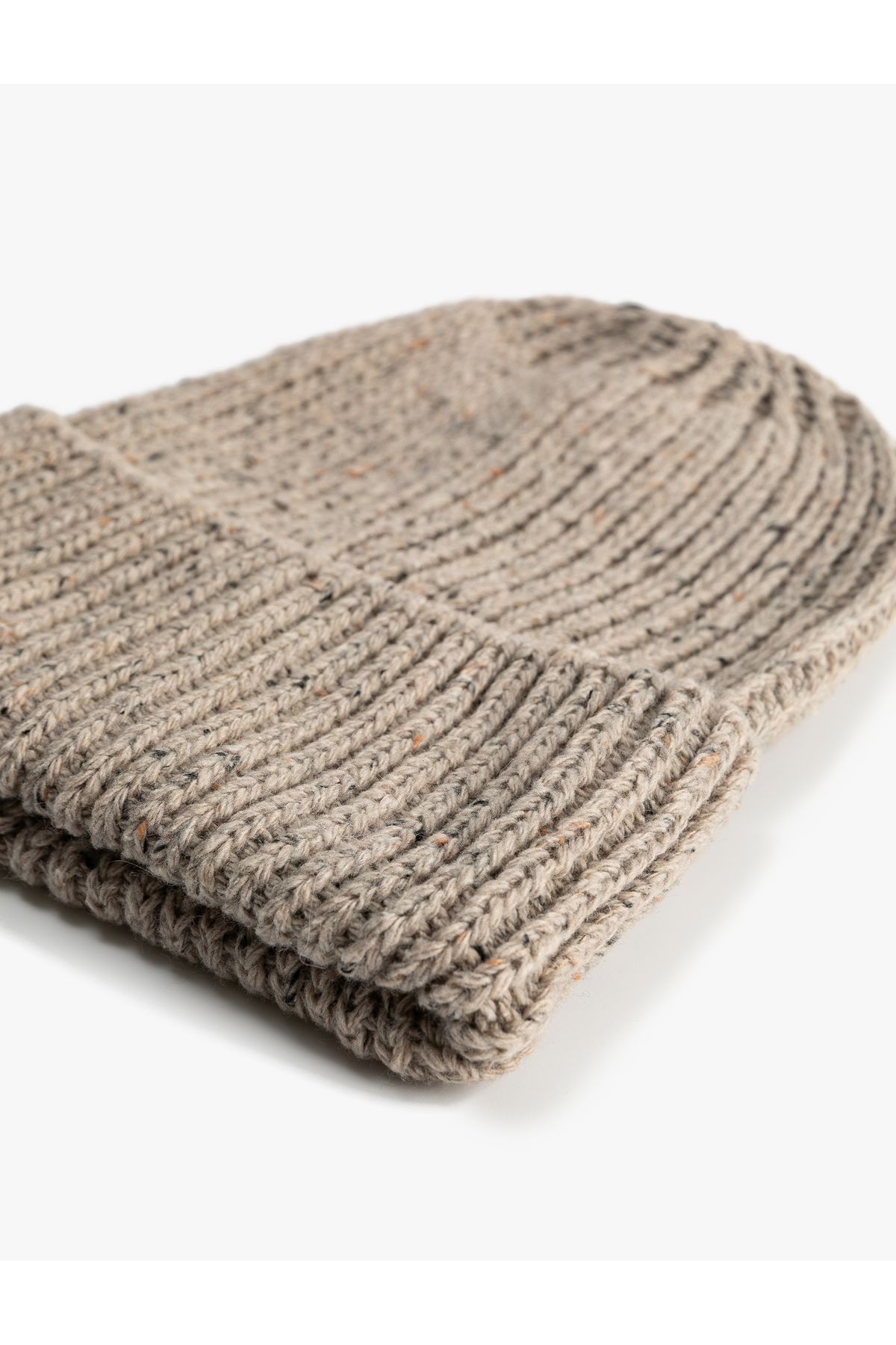 Koton-Knitted Beret with Melted Fold Detail 3