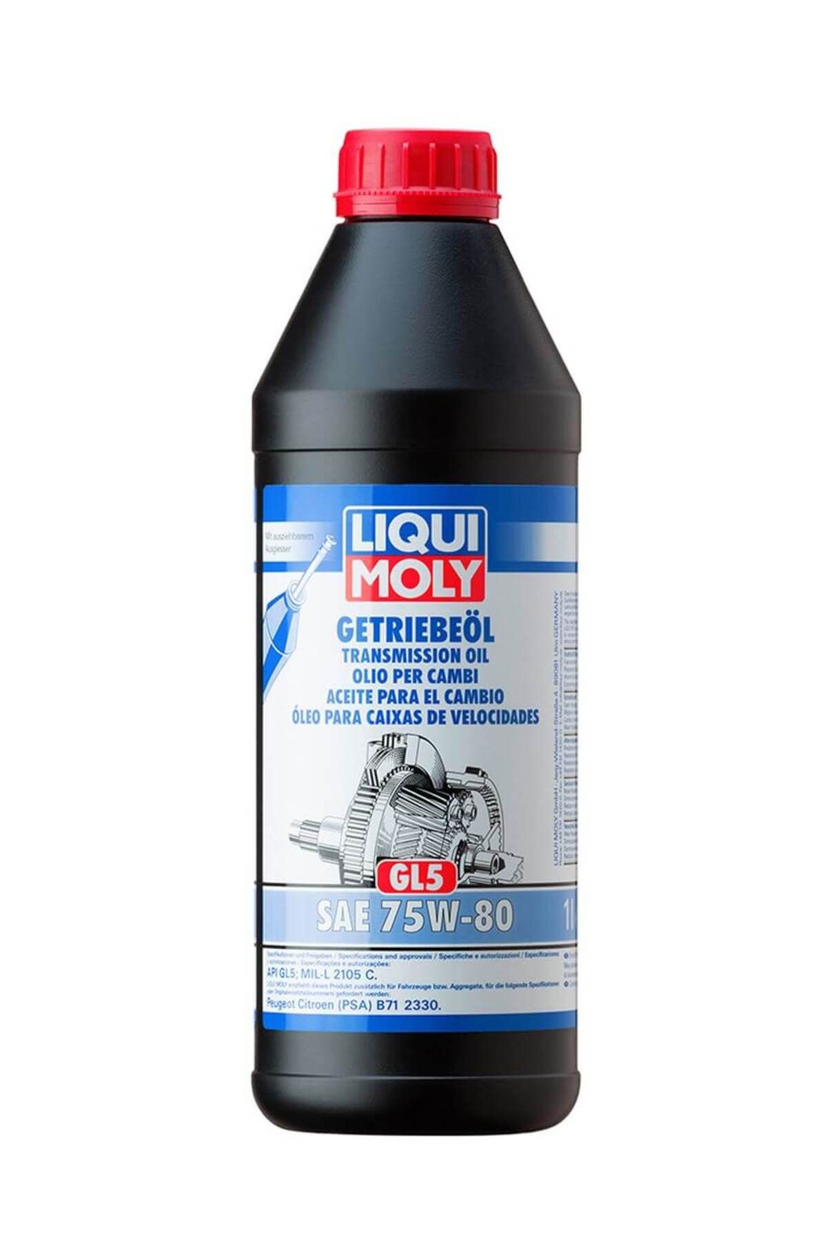 Liqui Moly Şanzıman Yağı (GL5) 75W80 (3658) ( 2024 YILI ÜRETİM )