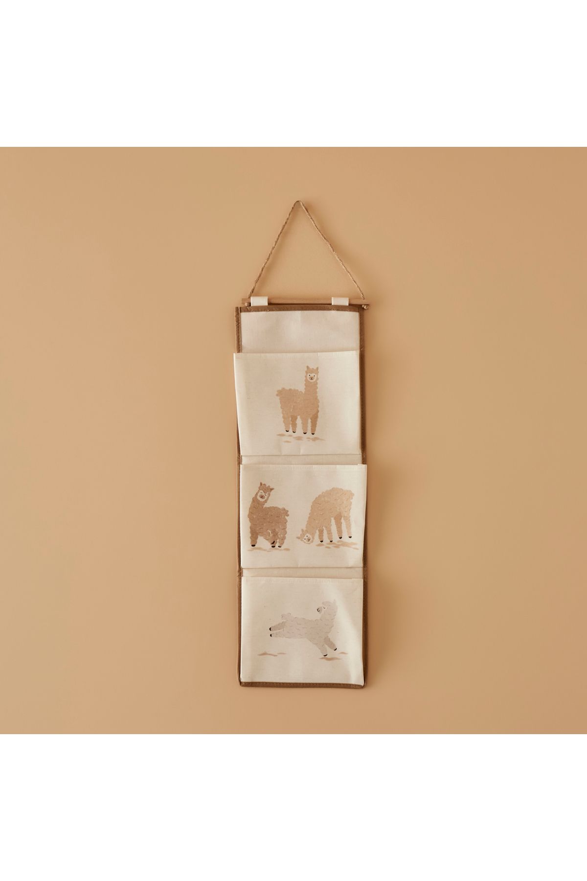 Alpaca Askılı Organizer Bej (20x60 cm)