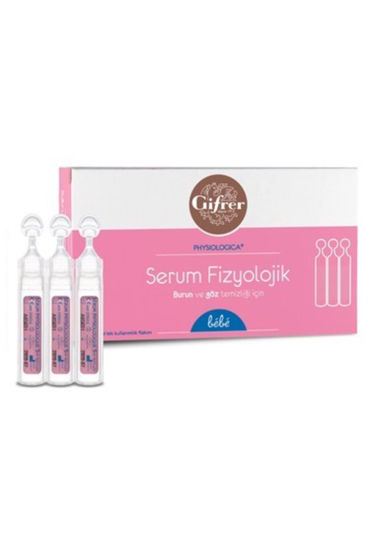 Gifrer Serum Fizyolojik 5 ml X 20 Flakon 01/2022 Miadlı