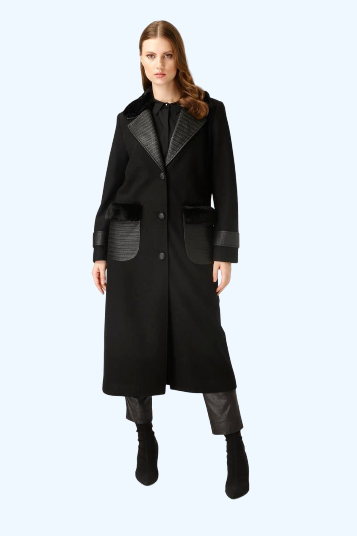 MÜSEMMA-Large Size Felt Coat 1