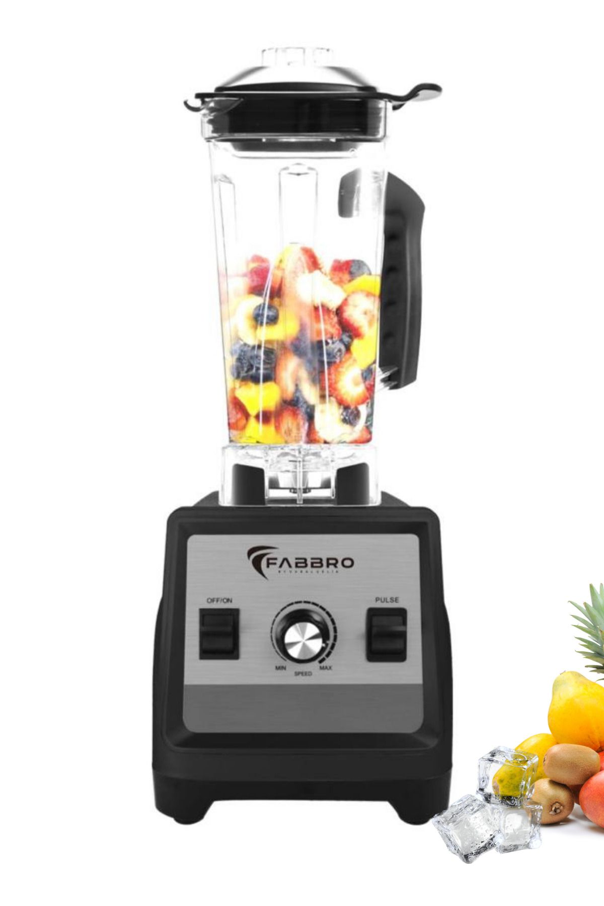 FABRON 2000 Wat 2.00 Lt Hazne Profesyonel Çelik Bıçaklı Blender