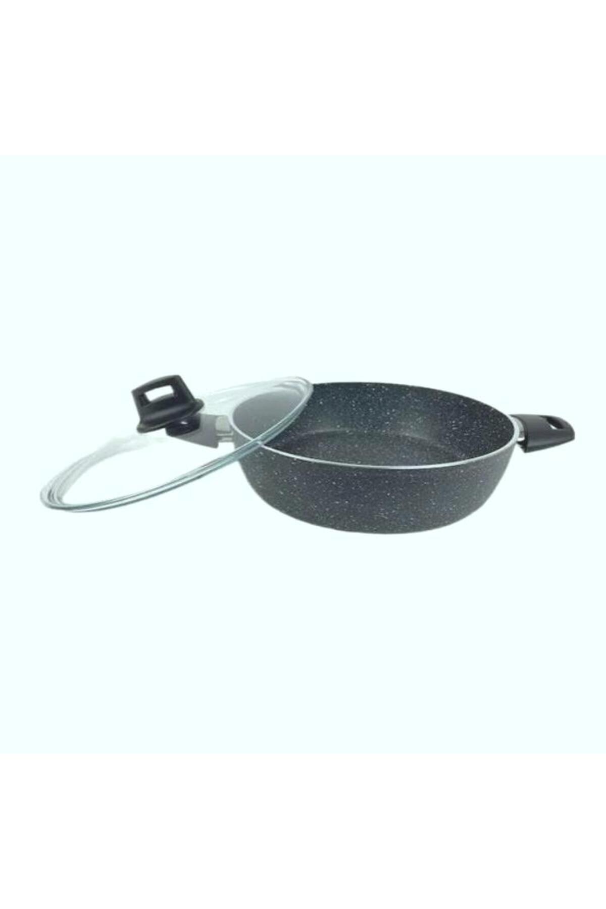 Eda-Gray Burak Eda 28 cm Granite Flat Pot 1