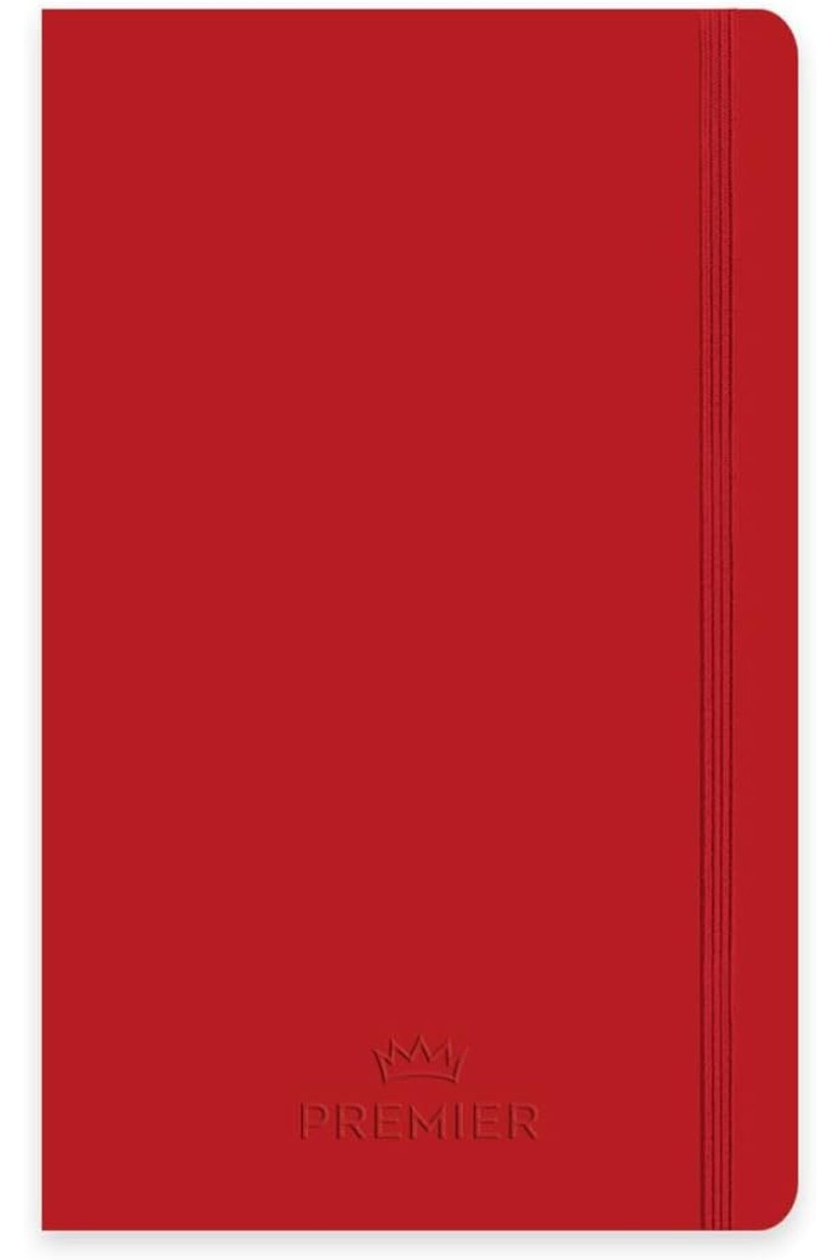 yusuftex Kırmızı Premier Defter Çizgili Ciltli 80 Yaprak Color 9x14 Yeni  721051