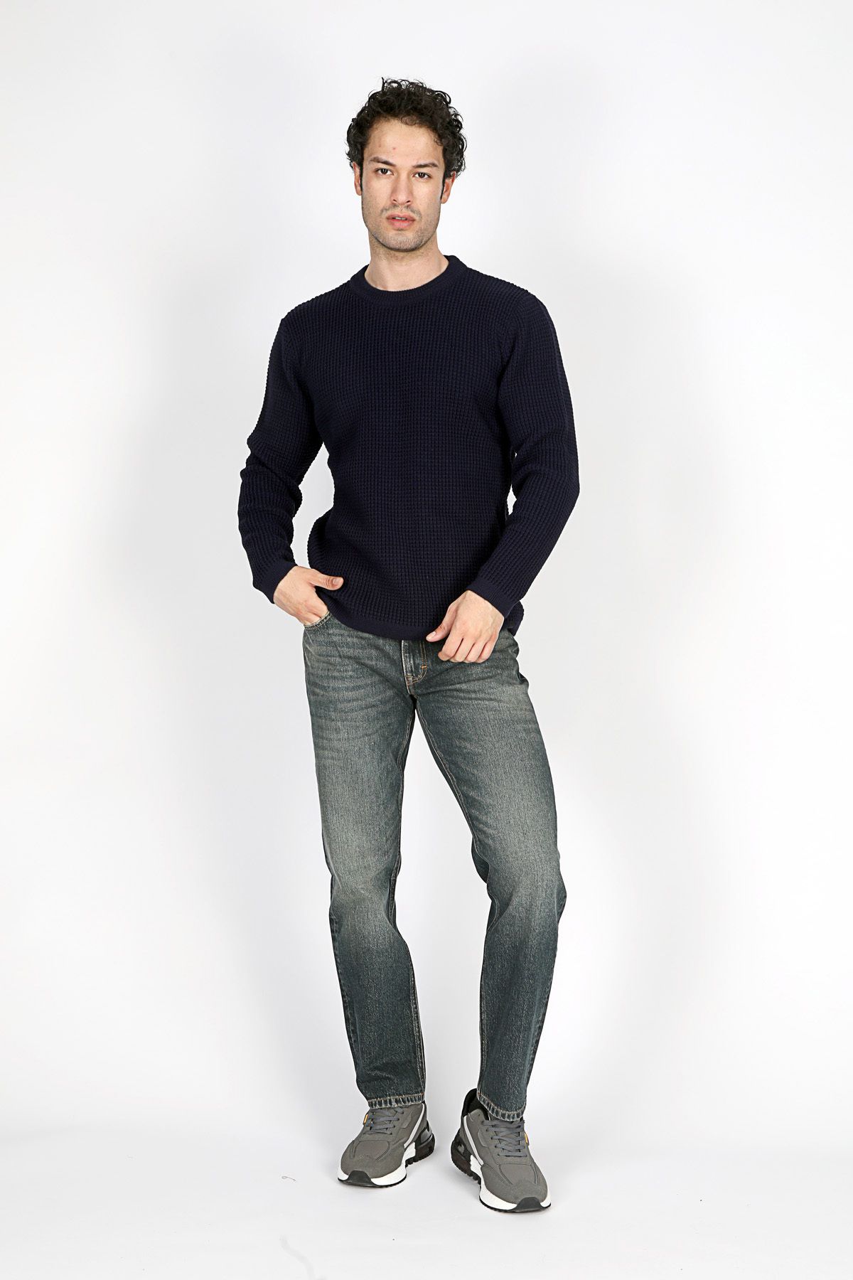 روب Regular Fit Crew Neck Sweater مردانه SWEATER 251 LCM 241054 2501 Lee Cooper