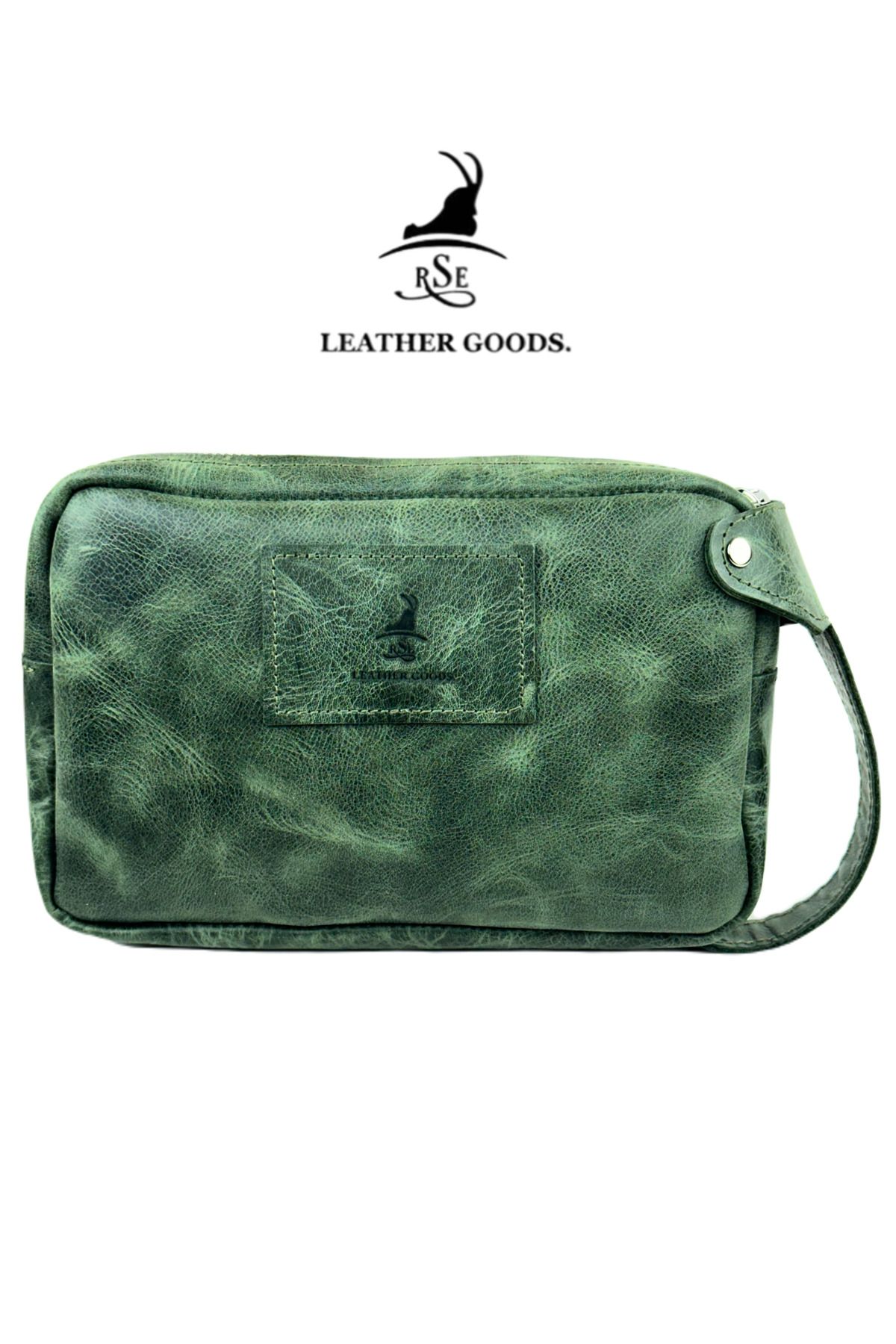 Rse Leather Goods-Pistachio Model Genuine Leather Handbag / Unisex / Stylish Design 1