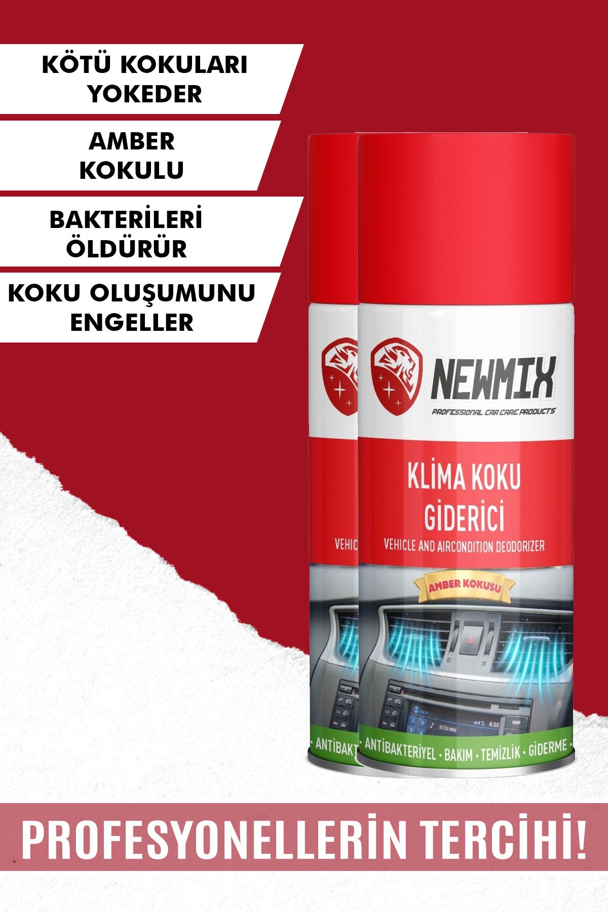 NEWMİX 2'Li Set Klima Koku Giderici 150Mlx2