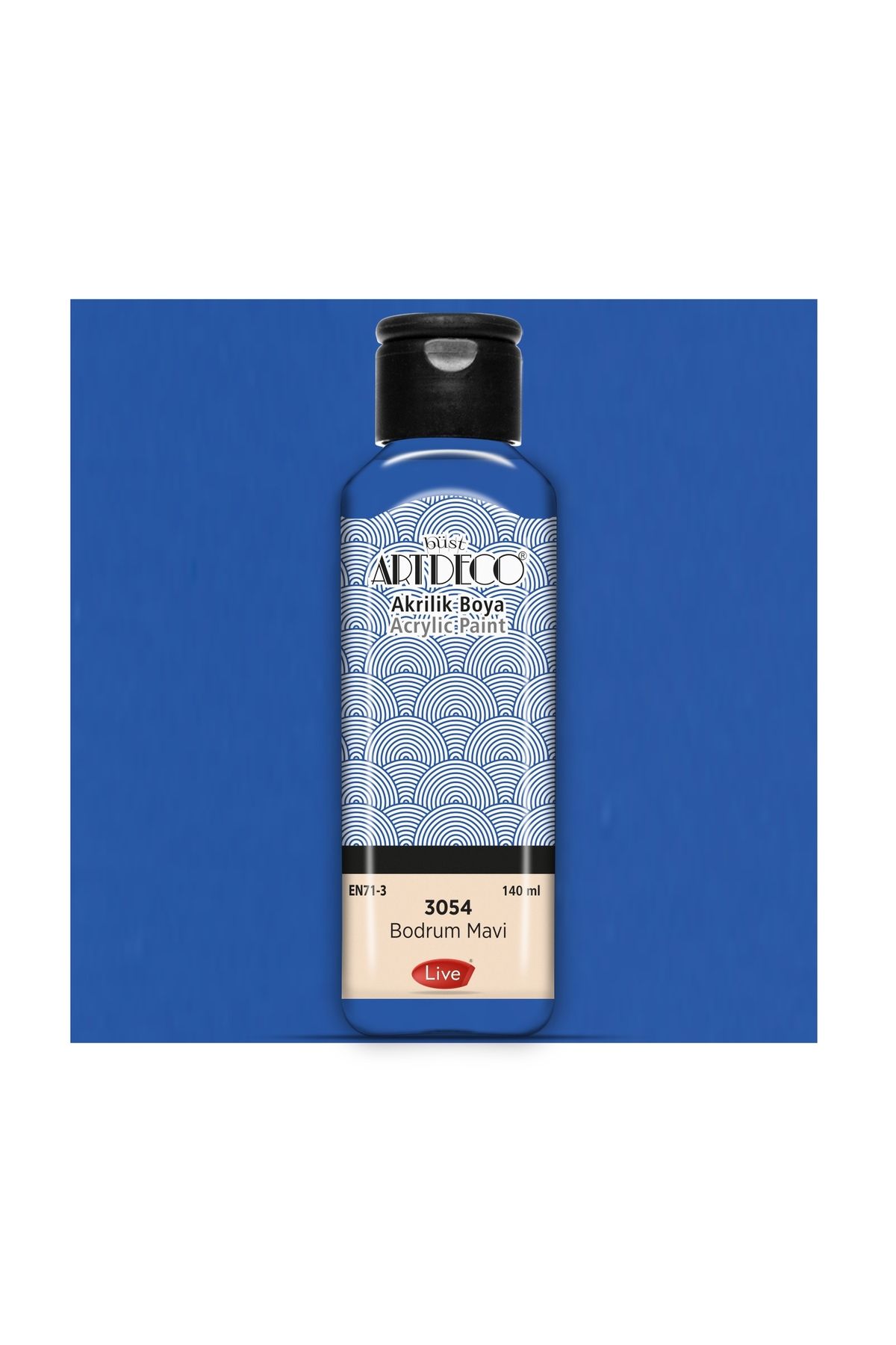 Artdeco Bodrum Mavi 140ml Akrilik Boya 3054