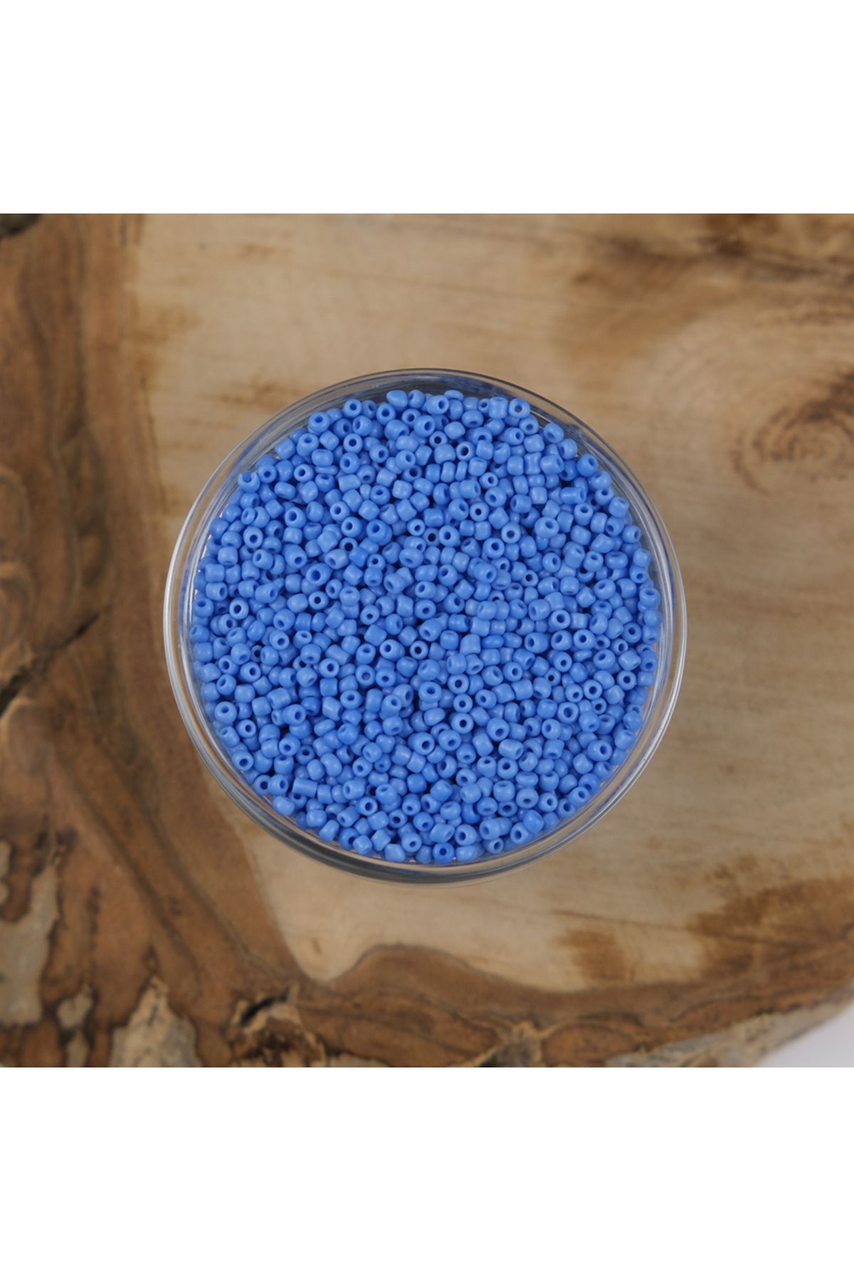 Prestij Boncuk-Blue Abc Sand Beads - 2 Mm, 500 Grams, 12/0-43B 1