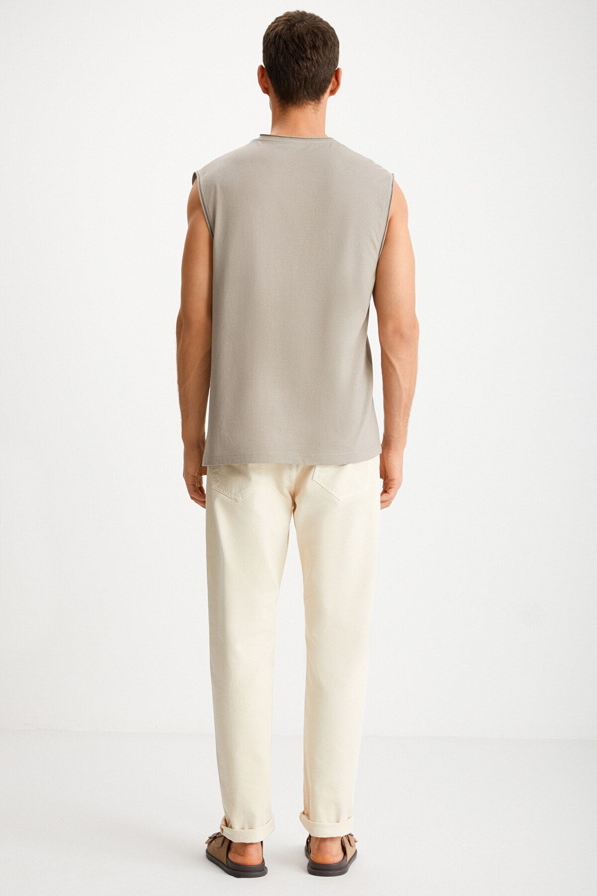 GRIMELANGE-DANTE Men's Mink T-Shirt 6