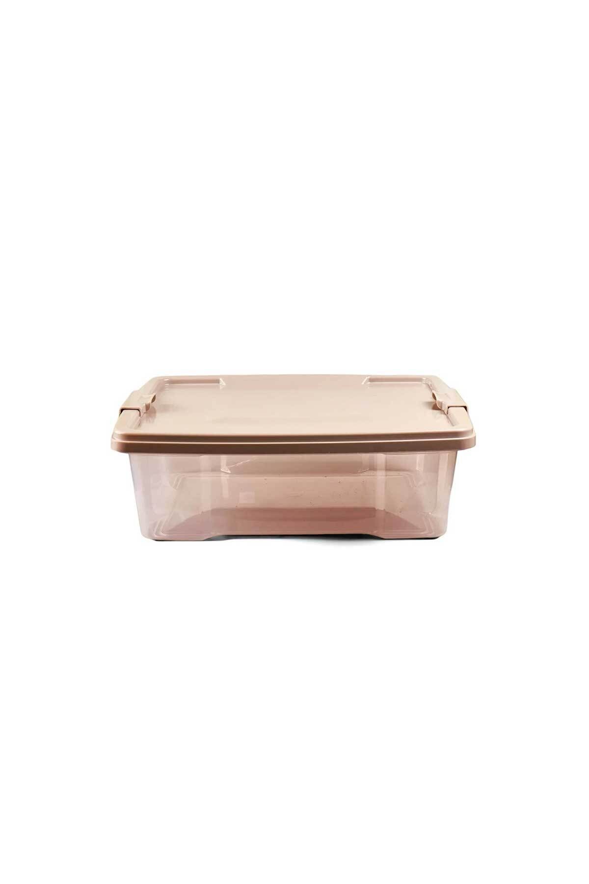 QUTU-Q-Lear Box 12 L Clear Storage Box with Lock 3