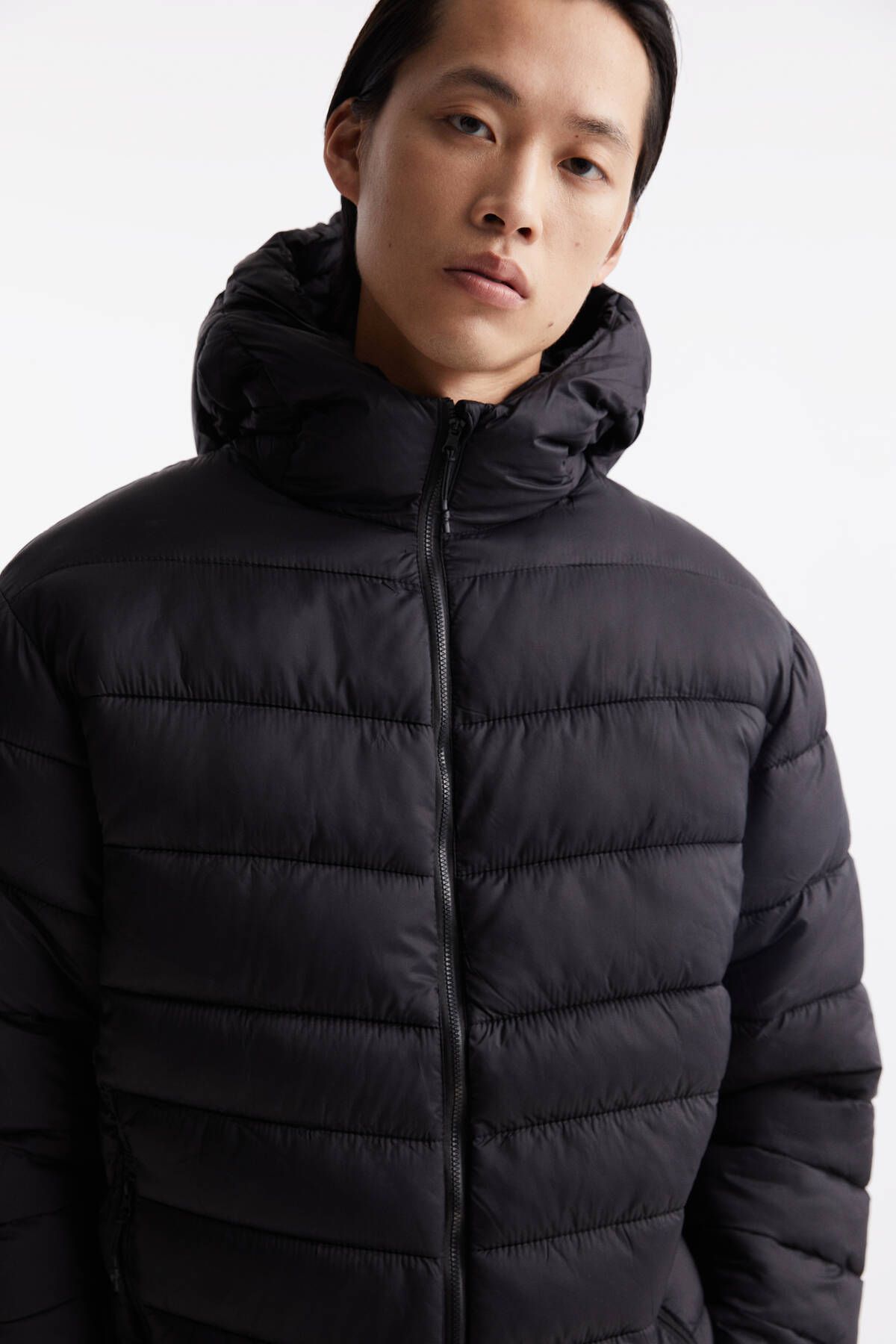 Pull & Bear-Lightweight puffer jacket with hood 5