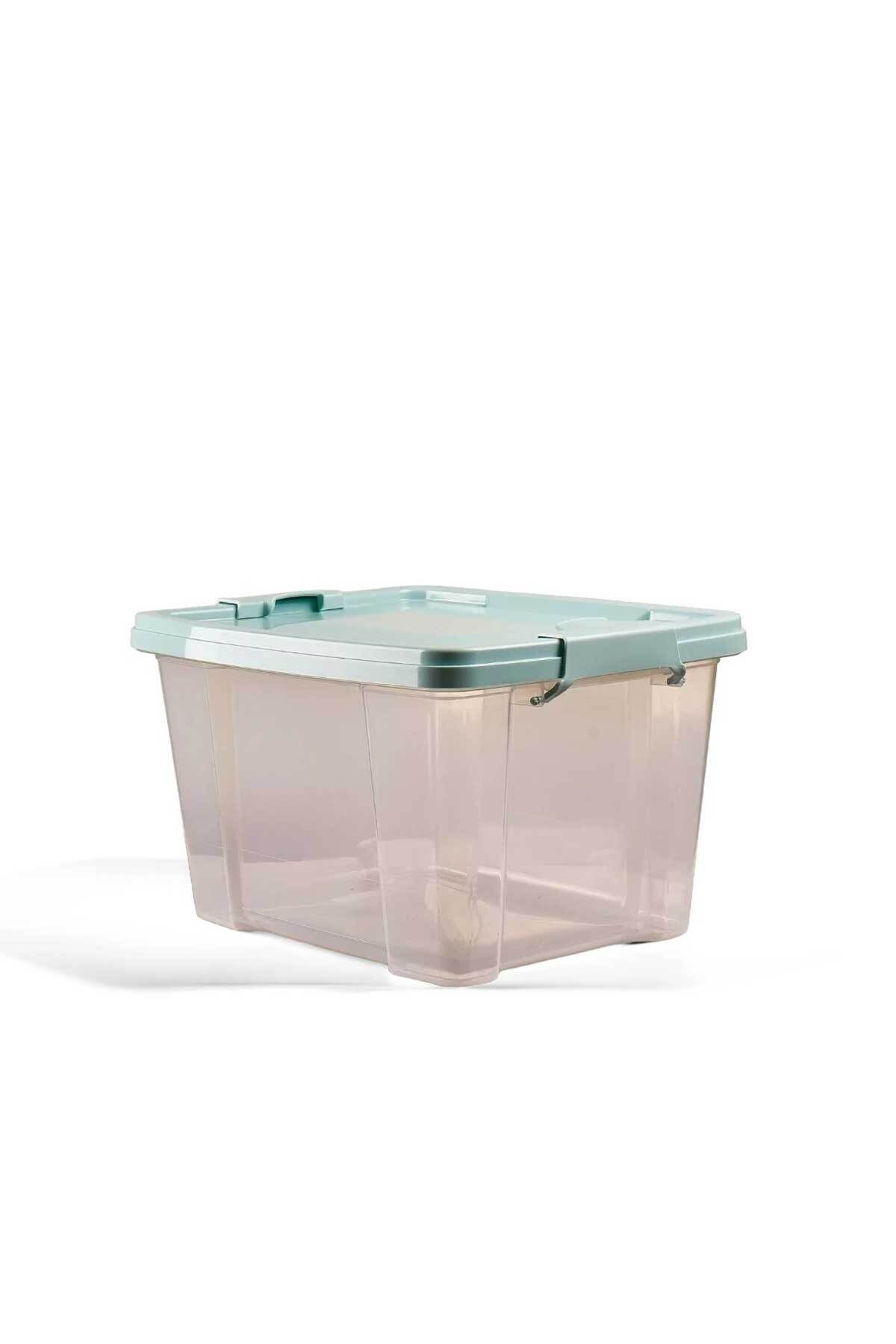 QUTU-Q-Lear Box 11 L Clear Storage Box with Lock 3