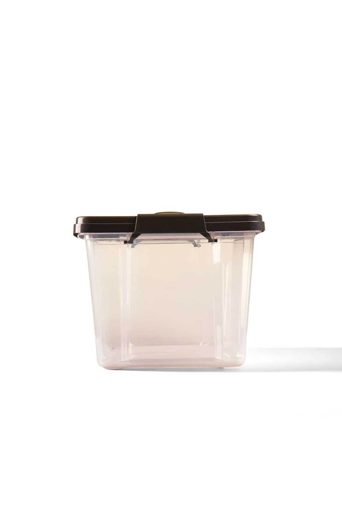 QUTU-Q-Lear Box 11 L Clear Storage Box with Lock 3