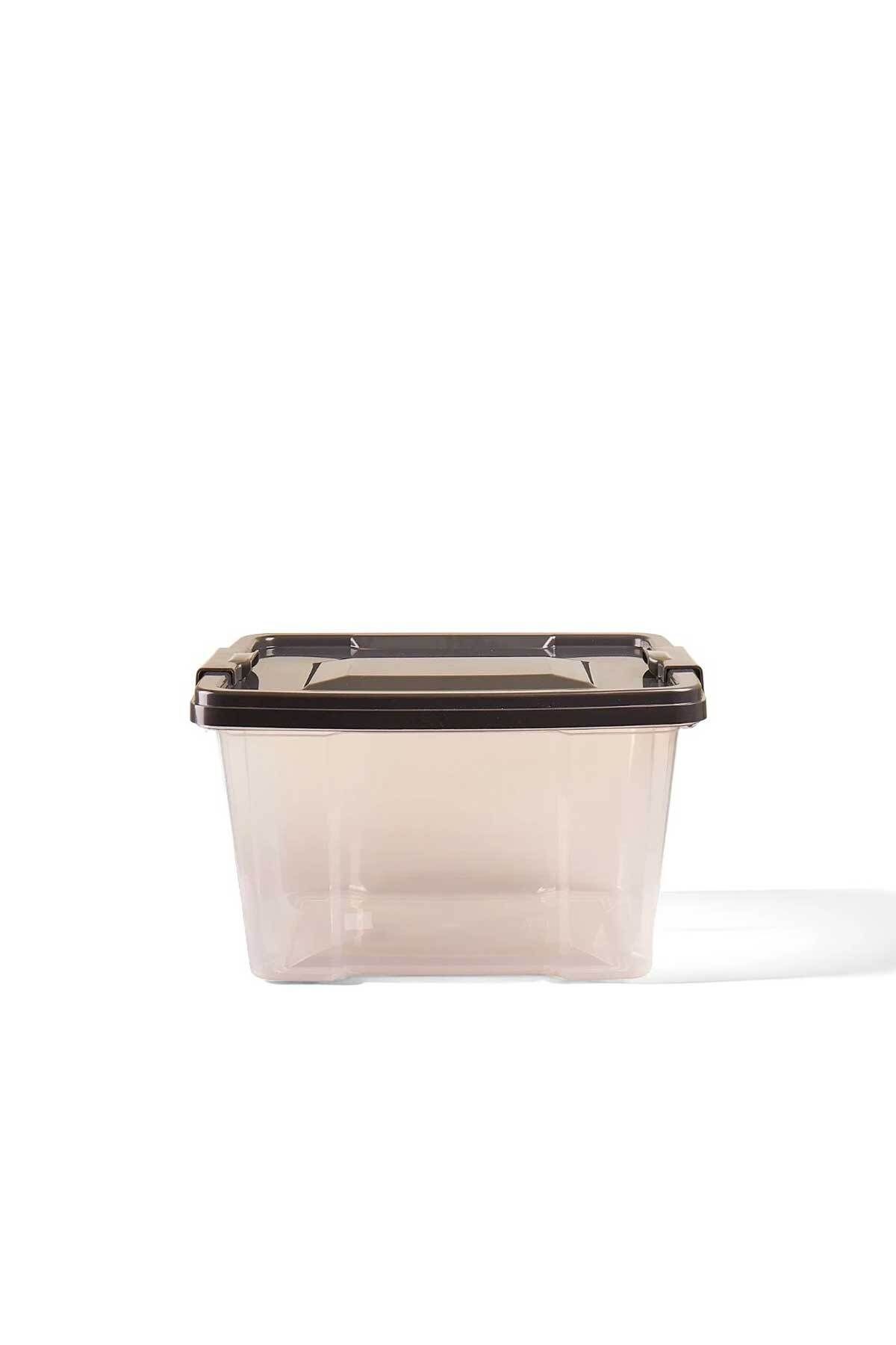 QUTU-Q-Lear Box 11 L Clear Storage Box with Lock 2