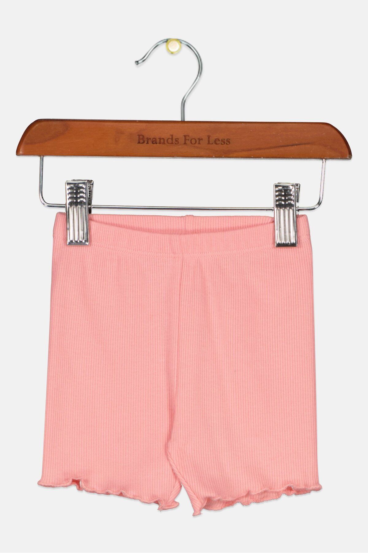 FIRST IMPRESSIONS-Toddler Girl Plain Basic Short, Coral 1