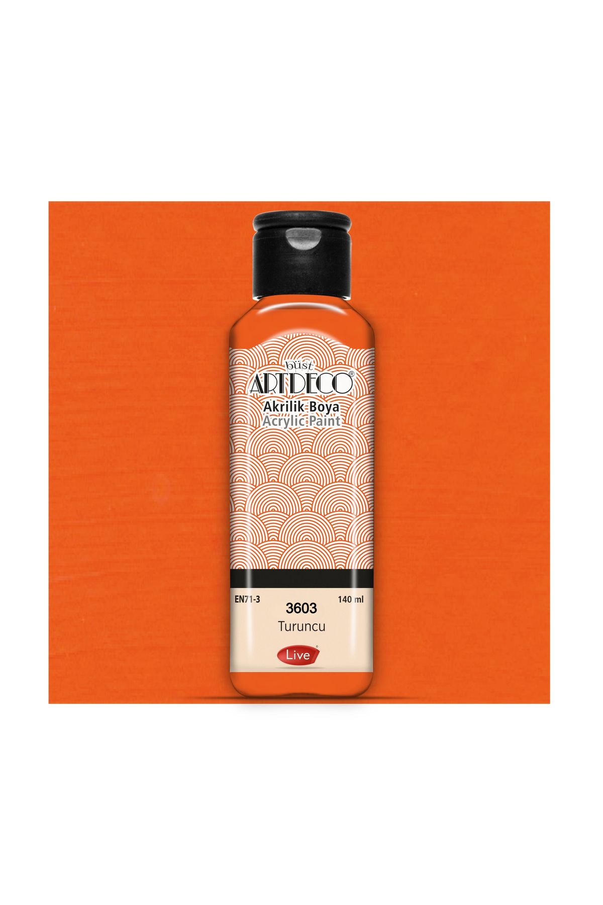 Artdeco Akrilik Boya 140ml Turuncu 3603