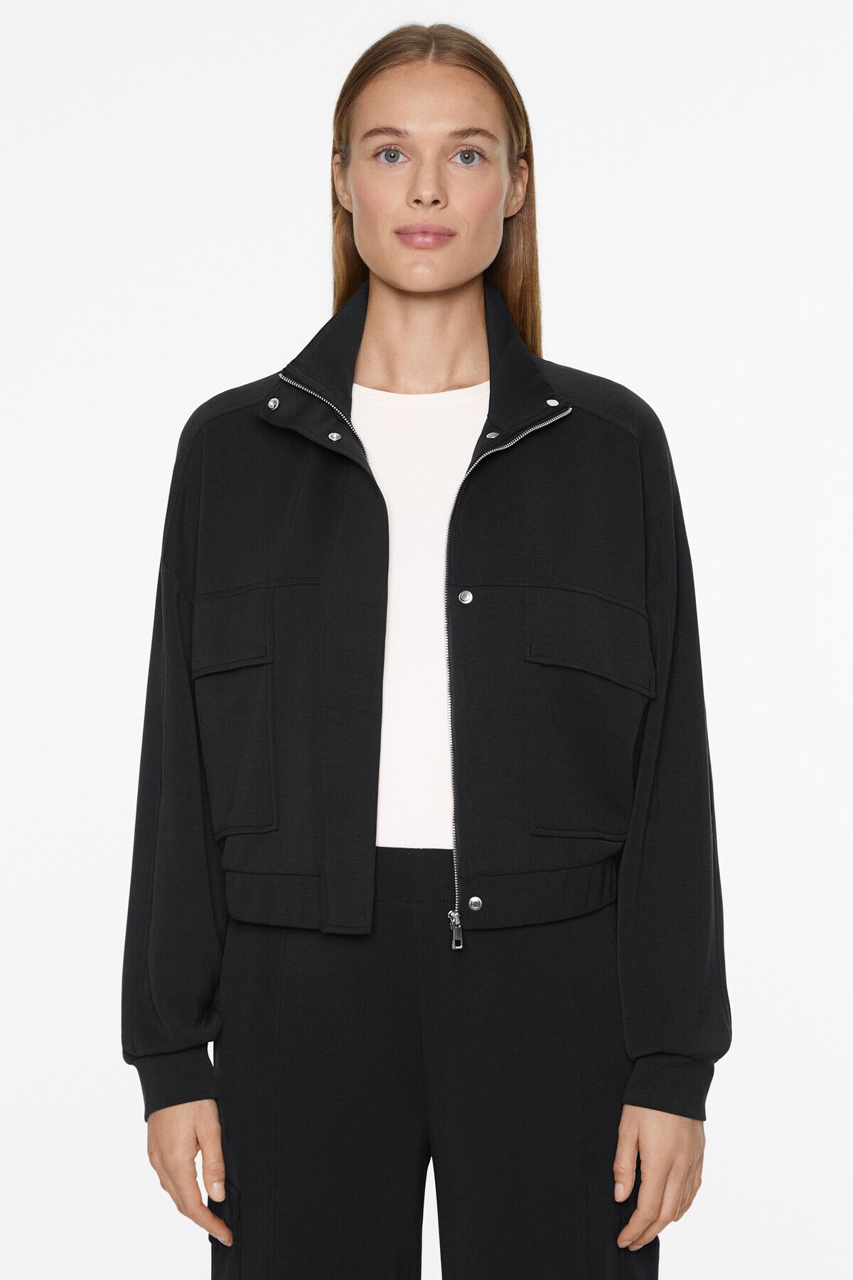 Oysho-Soft-touch jacket with modal and pockets 1