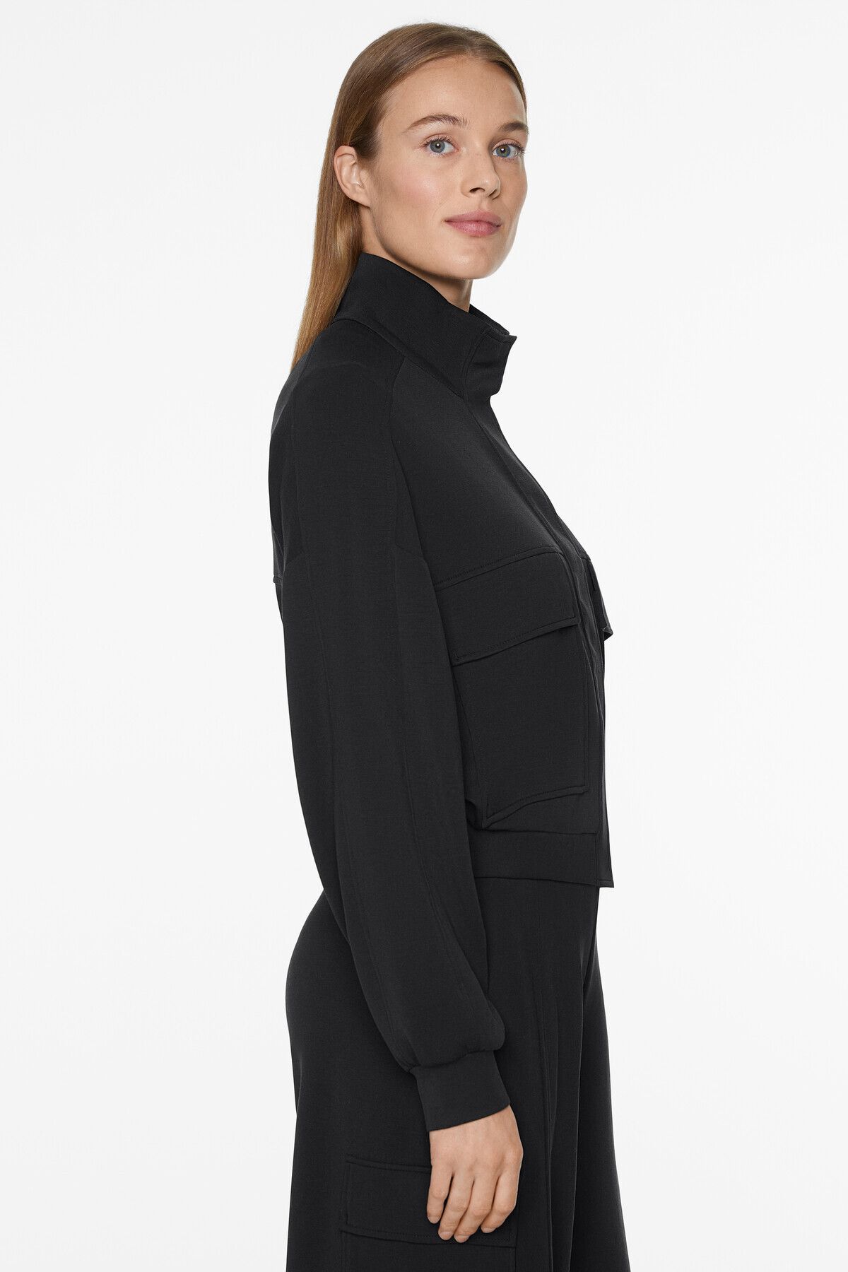 Oysho-Soft-touch jacket with modal and pockets 6