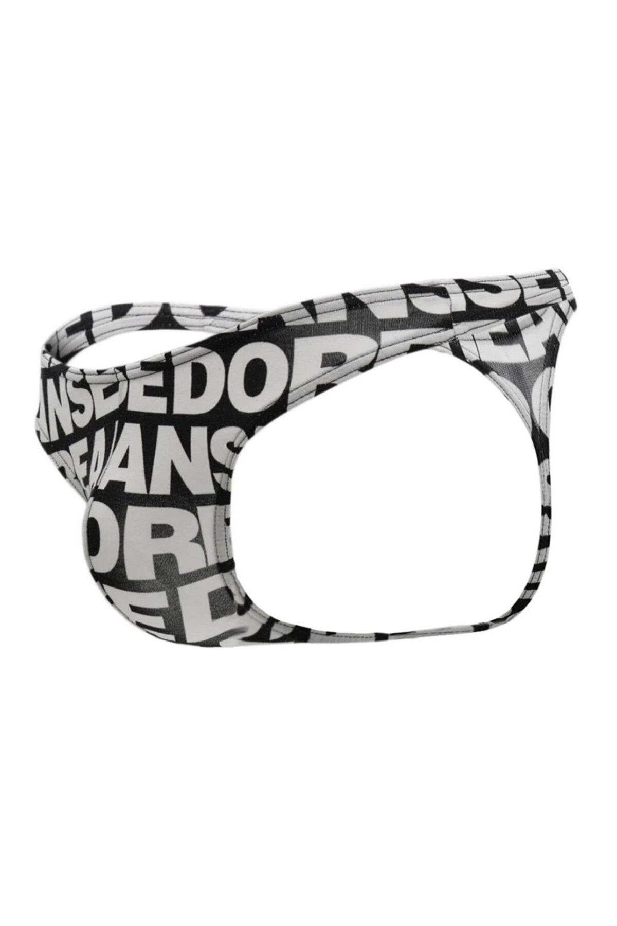 Doreanse-Men's Modal String Underwear - Text Patterned 1369 2