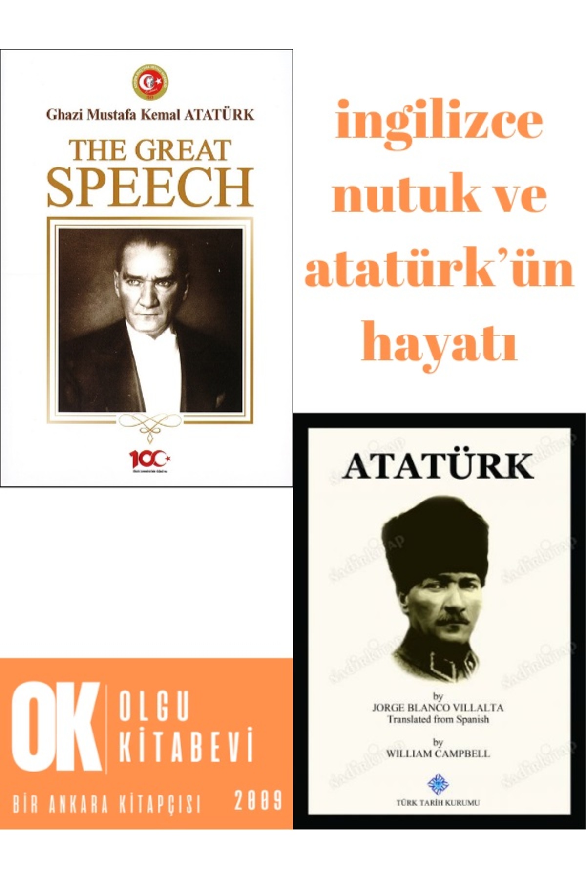 Türk Tarih Kurumu Yayınları The Great Speech (İngilizce Nutuk