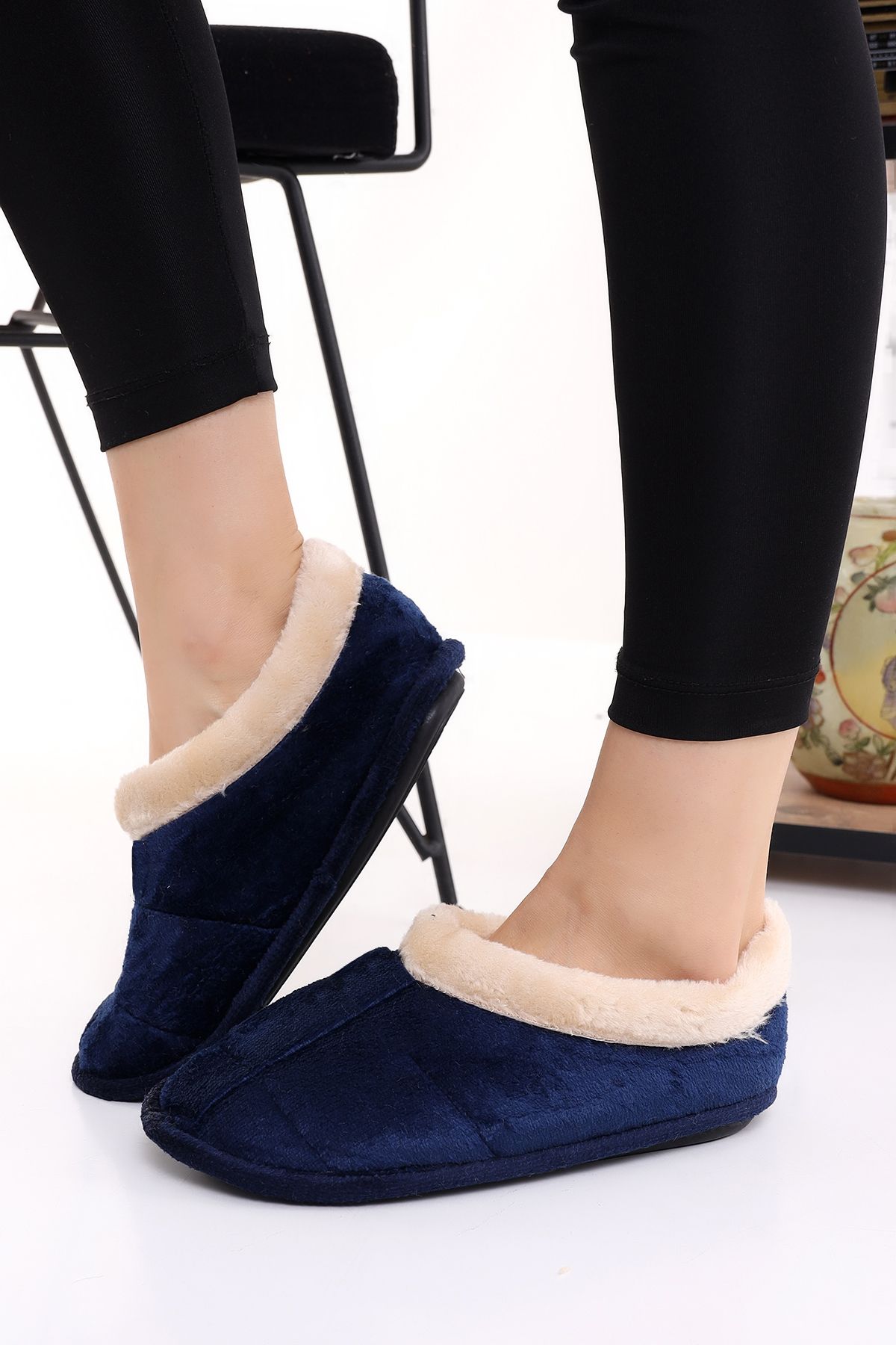 Wordex-U040 Women's Men's Indoor Wool Winter Home Shoes Home Shoes 5