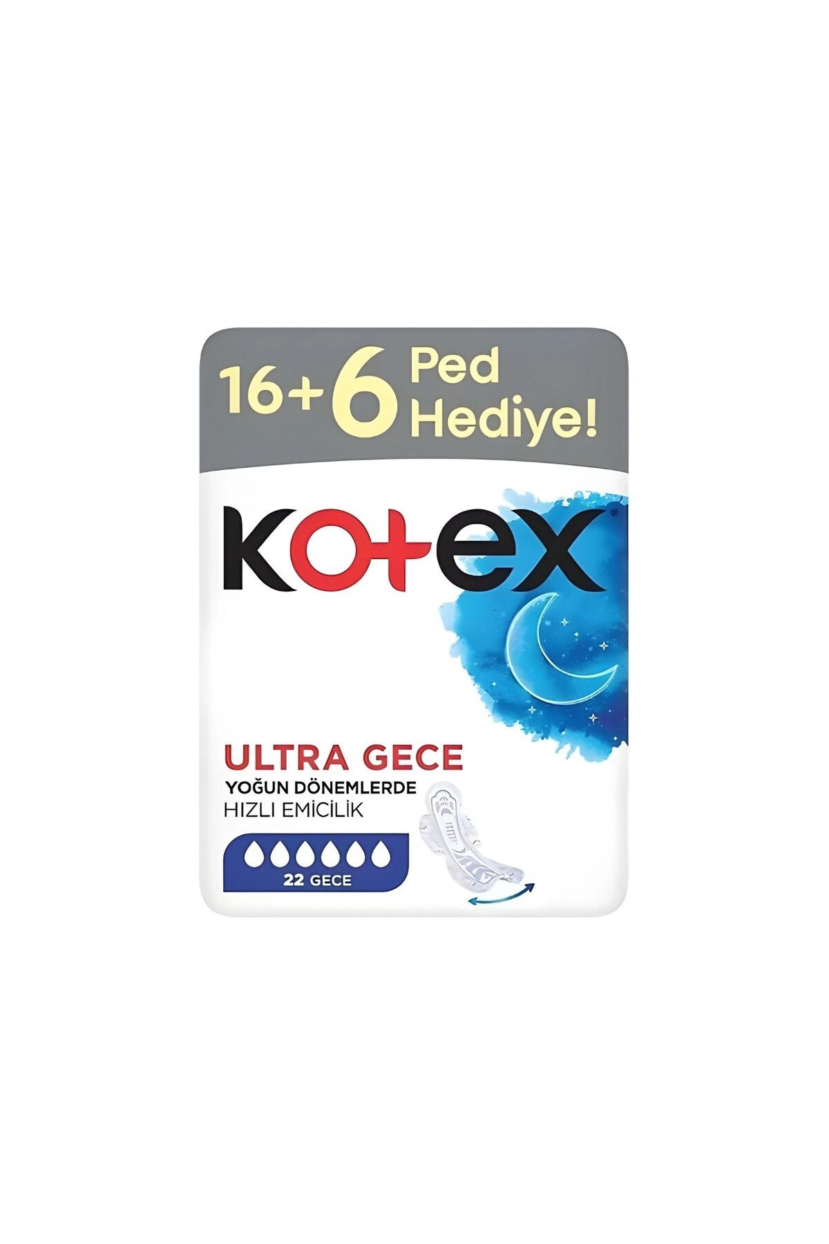 Kotex Ped Ultra Dev Ekonomik Gece 22'li x2