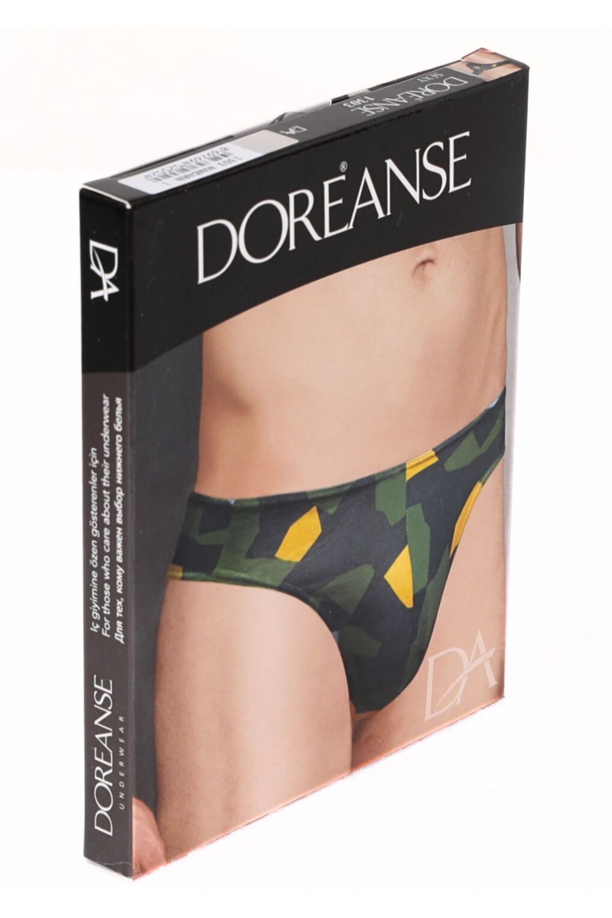 Doreanse-Mandarin Printed Men's Thong String - Modal 1303 4