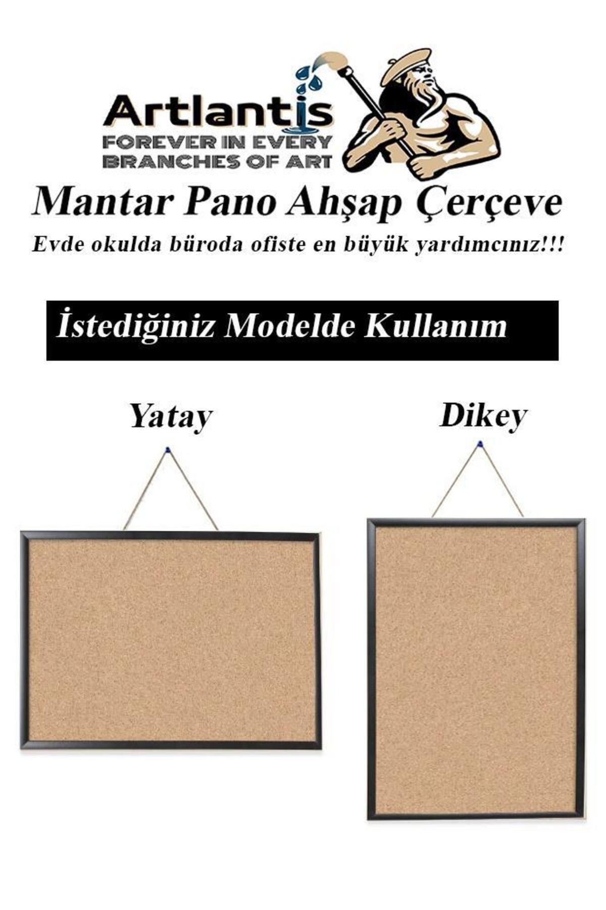 Artlantis-لوحة الفلين إطار MDF 30x45 سم 1 قطعة خريطة مسمار هدية إطار الفلين المثبت على الحائط في المدرسة المنزلية 2
