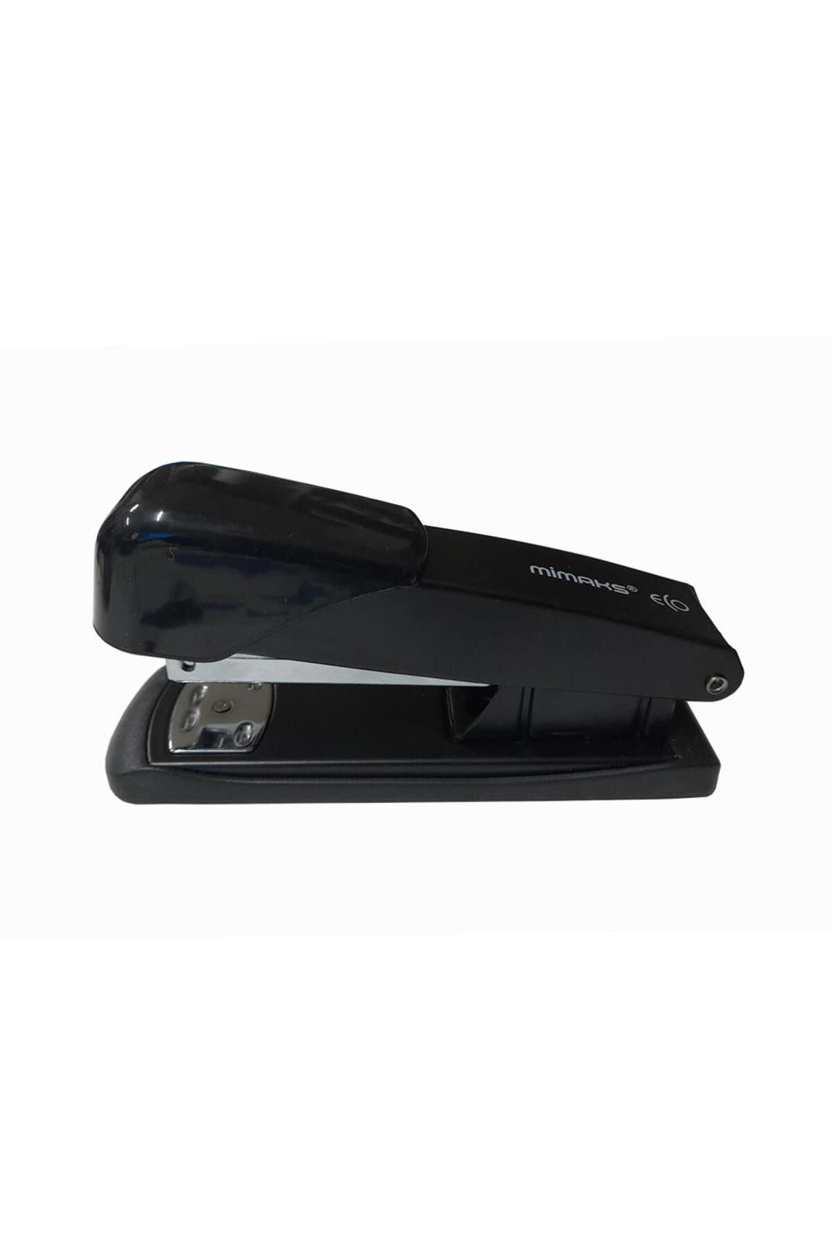 Mimaks-Stapler Machine Metal Black Stapler 24/6 1 Piece Large Stapling Machine 25-30 Sheets 2