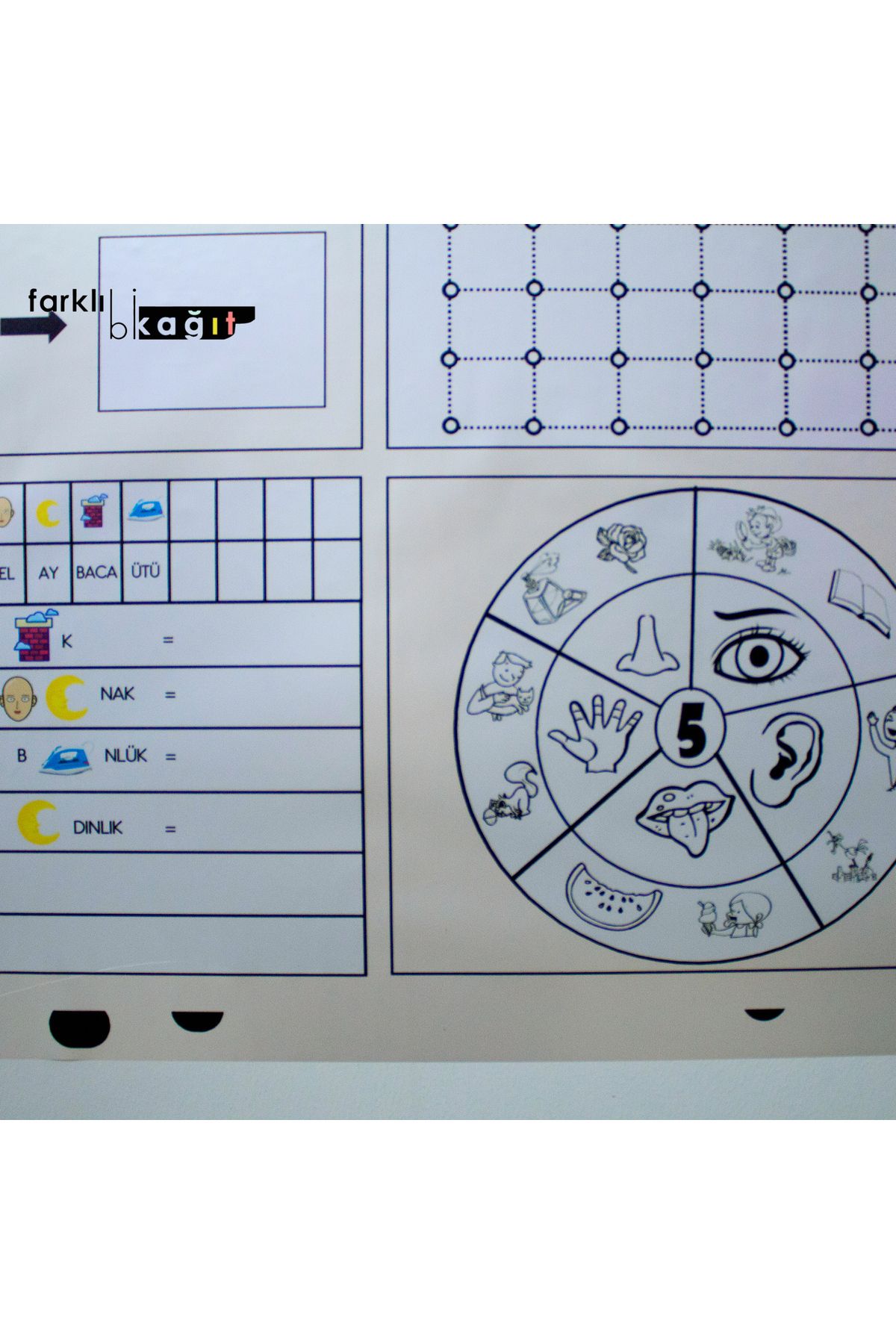 Farklı Bi Kağıt-STATIC PAPER-ACTIVITY BOARD (E) (200x100 cm) 6
