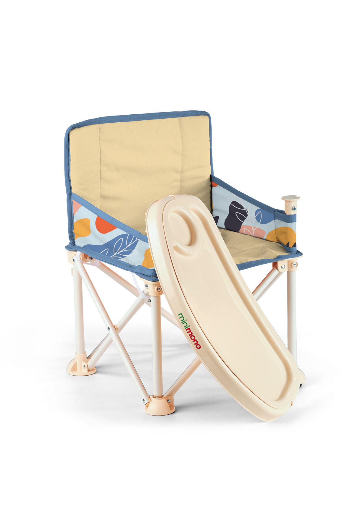 Minimono Plus 0-4 Yaş Portatif Katlanır Yükseltici Mama Sandalyesi Bebek Çocuk Kamp Sandalyesi fotoğrafı 5 (önizleme)