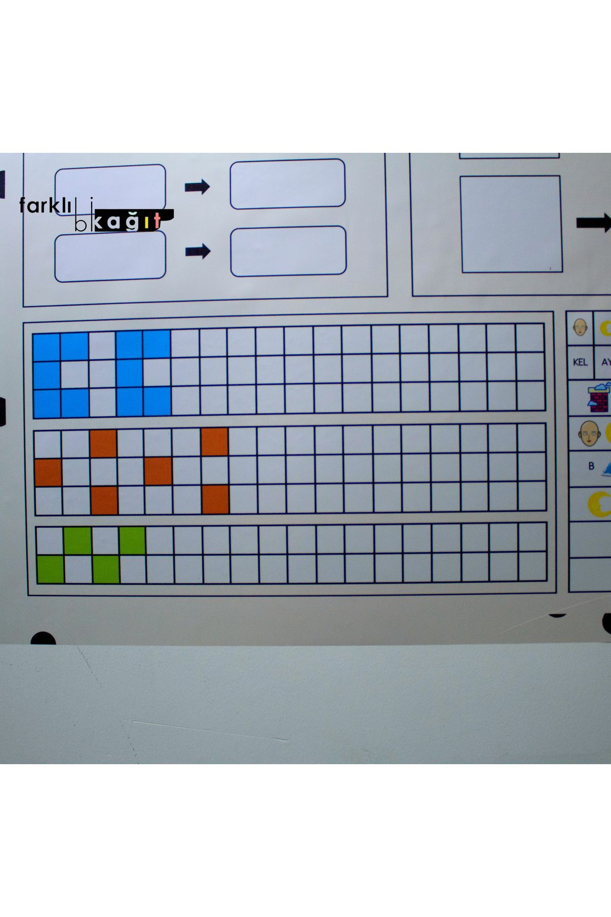 Farklı Bi Kağıt-STATIC PAPER-ACTIVITY BOARD (E) (200x100 cm) 5