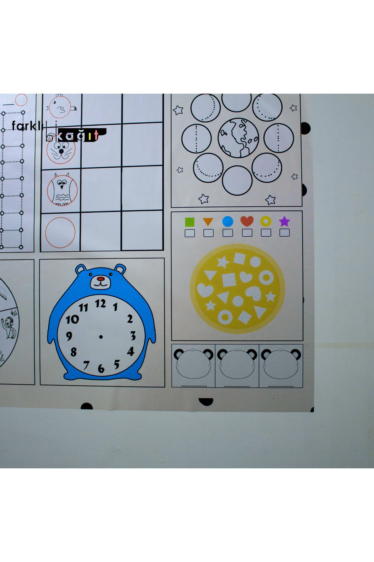 Farklı Bi Kağıt-STATIC PAPER-ACTIVITY BOARD (E) (200x100 cm) 7