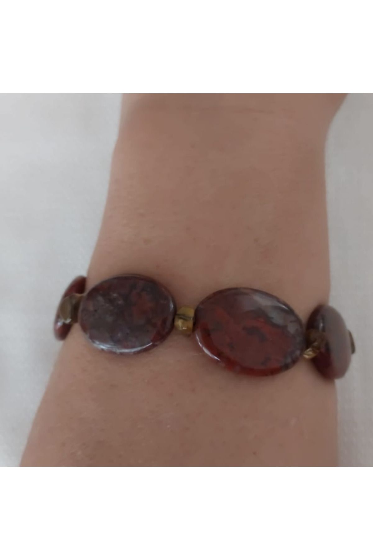 Raduga-Natural Stone Design Jasper Stone Bracelet 5