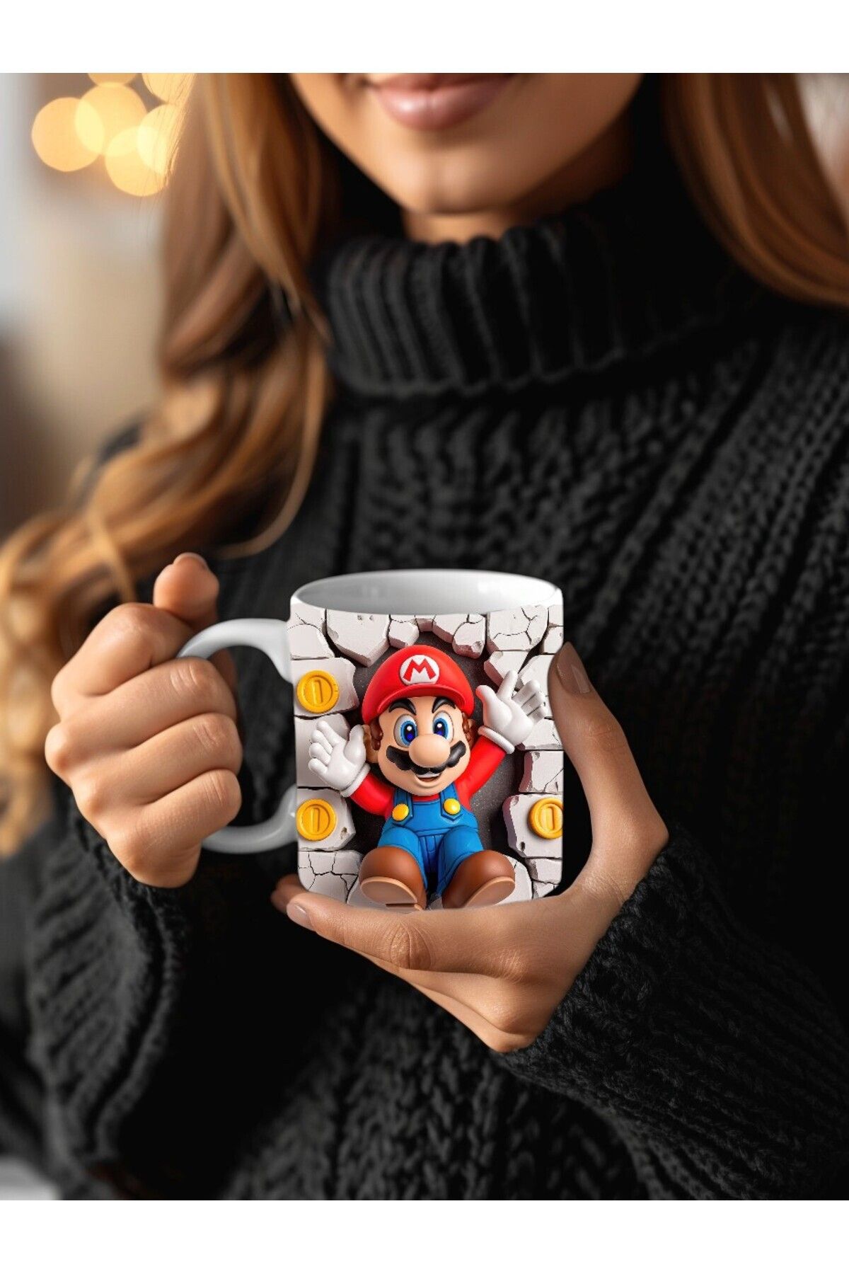 Umul Store-Super Mario Printed 3D Design Ceramic Mug - Gift Mug 5