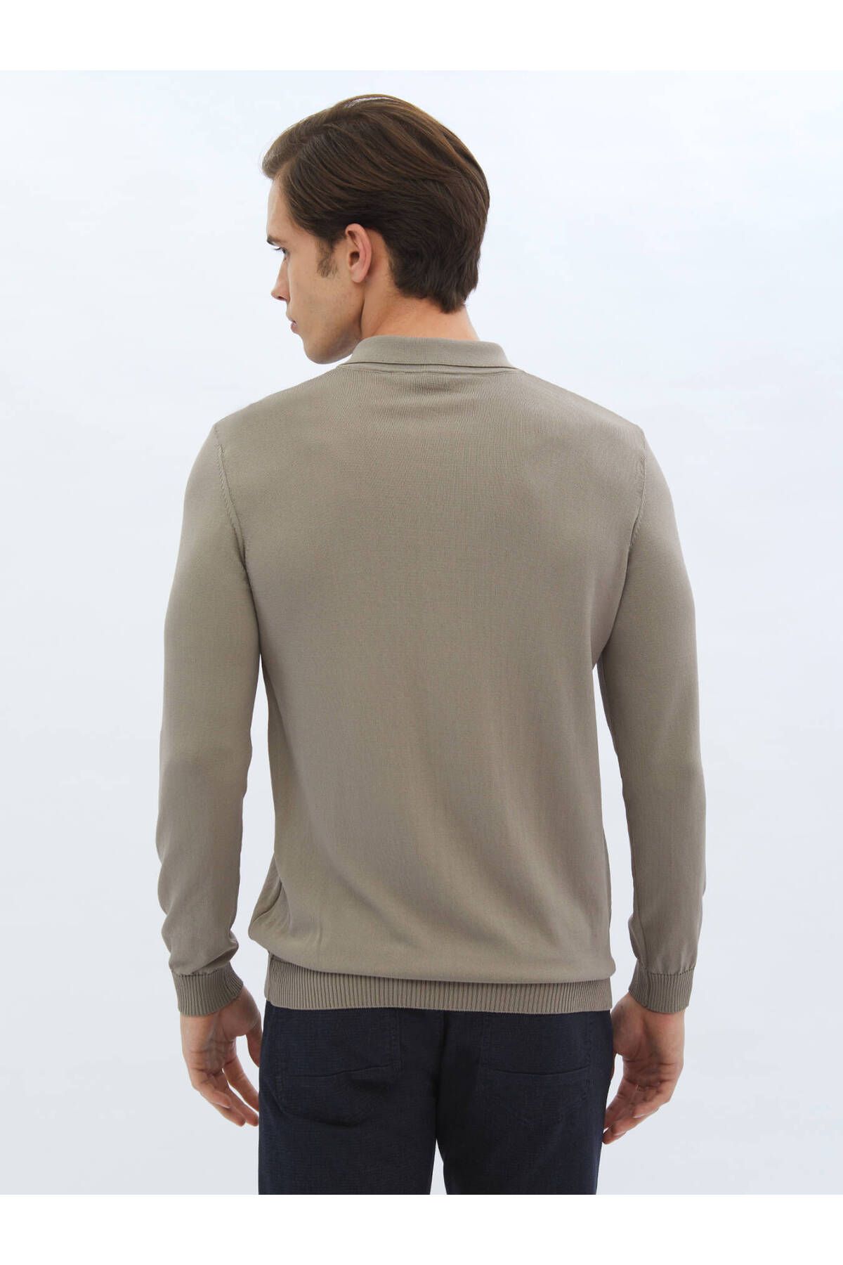 Kip-Light Mink Polo Neck Plain Knit Knitwear 5