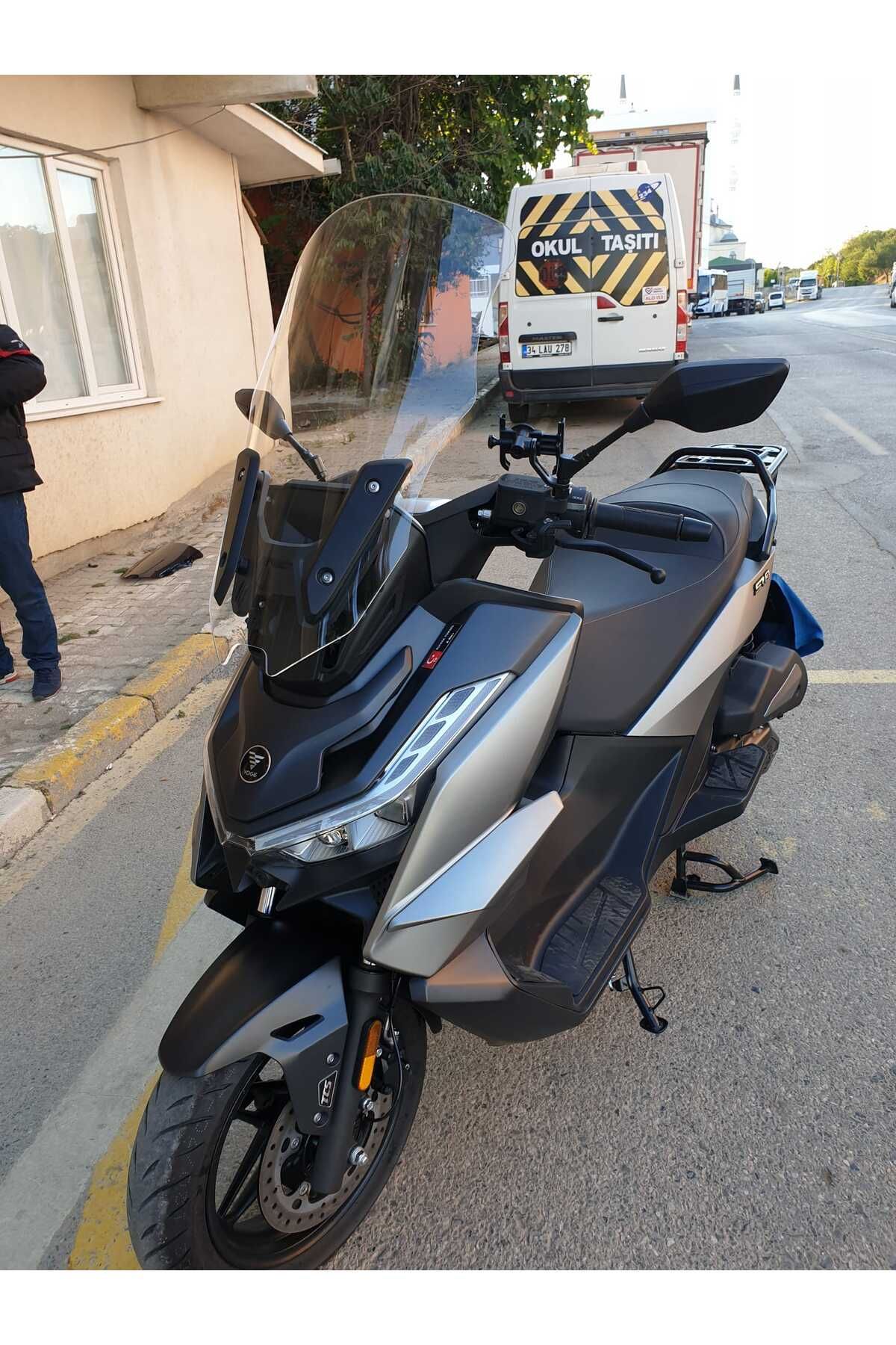 Voge SR3 Siperlik Ön Cam 2023-2025 Model 70cm Şeffaf Renk 4mm