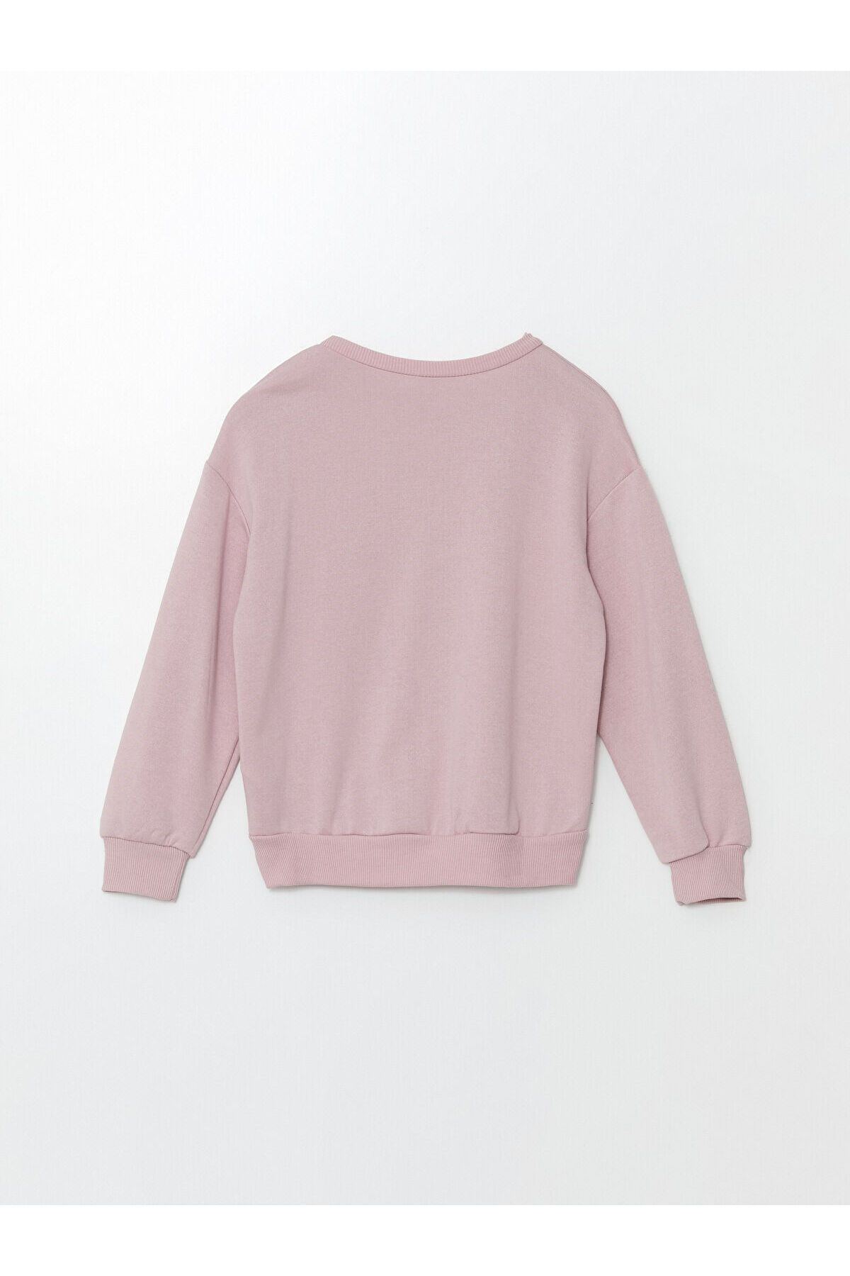 LC Waikiki-Crew Neck Girl's Thick Sweatshirt - W4Fm85Z4 3