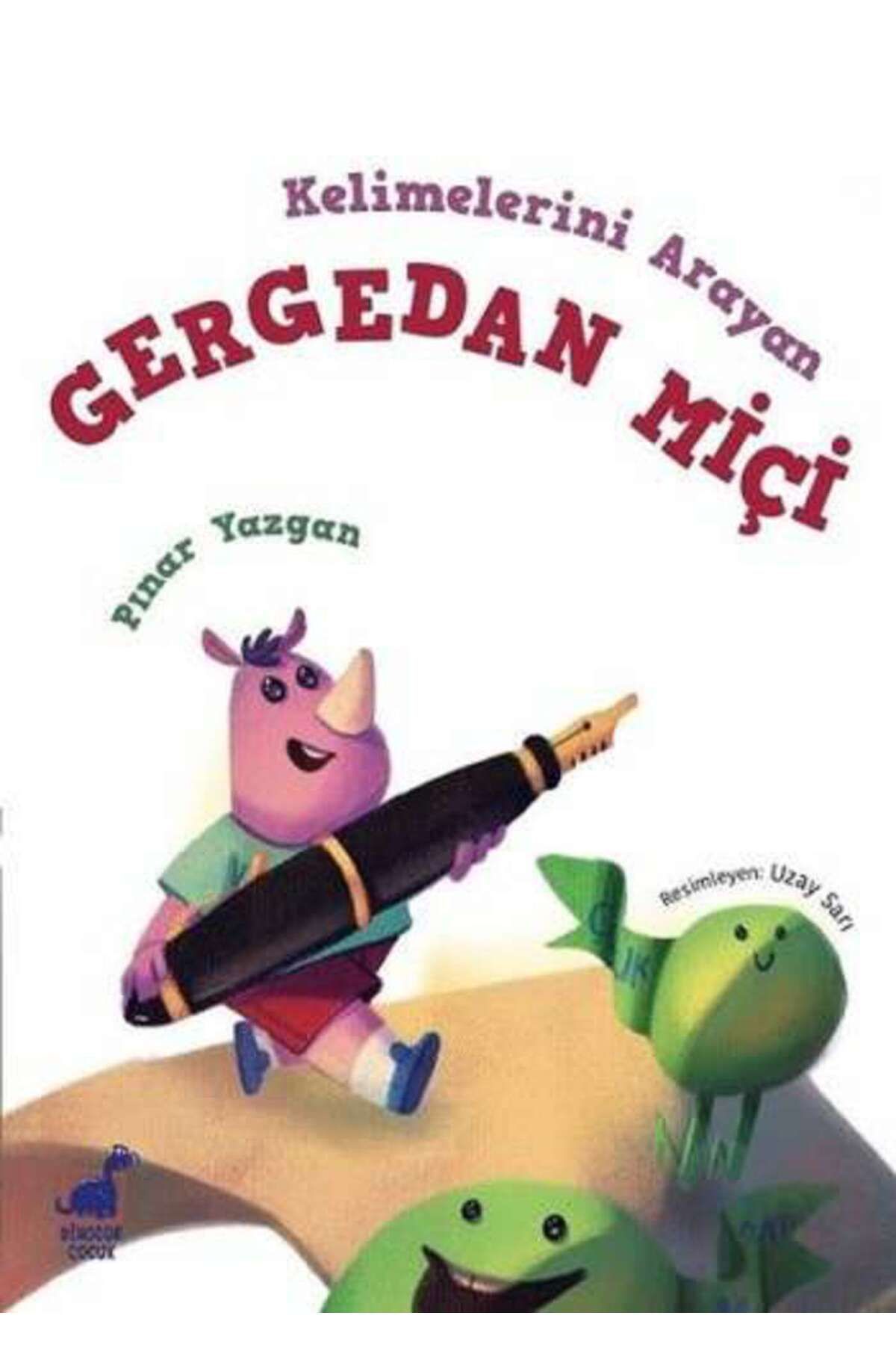 Dinozor Çocuk Kelimelerini Arayan Gergedan Miçi