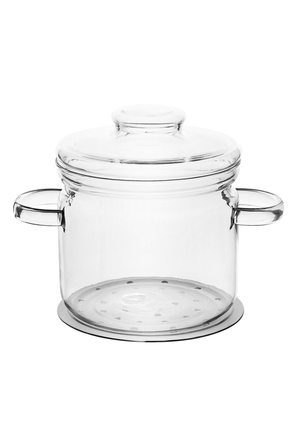 Termisil-,Cooking pot borosilicate glass,1,5L,with lid,and flame distributor,suitable all Stove kind. 3