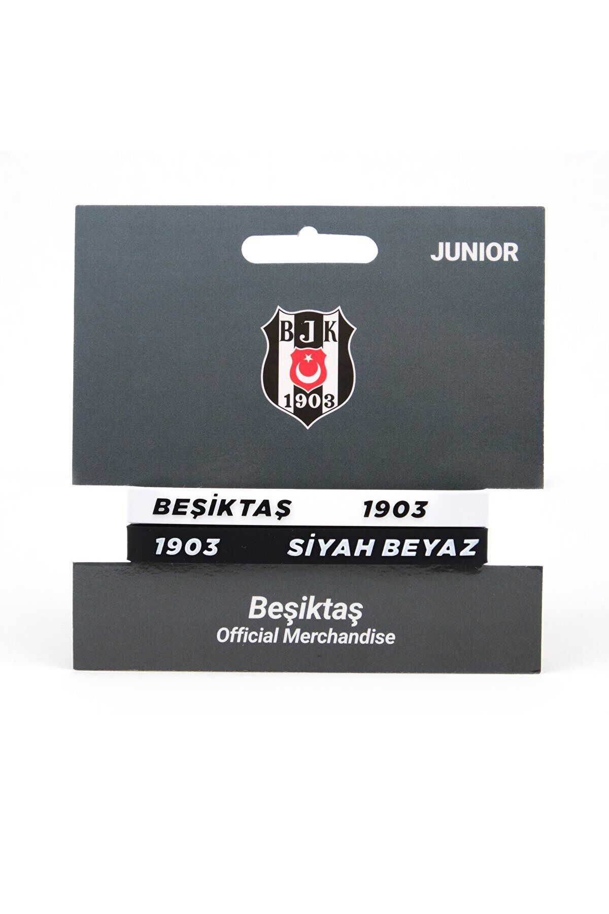 Kartal Yuvası BEŞİKTAŞ ÇOCUK SİYAH BEYAZ ÇİFT BİLEKLİK