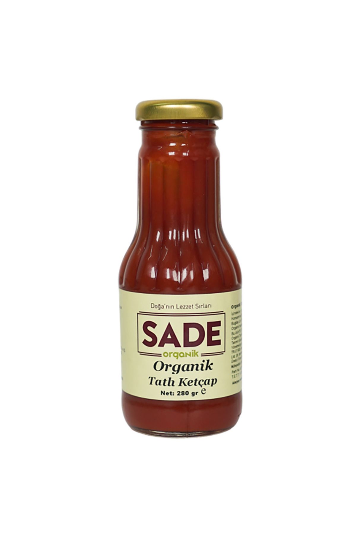 SADE Organik x 2 Adet Ketçap 280 gr