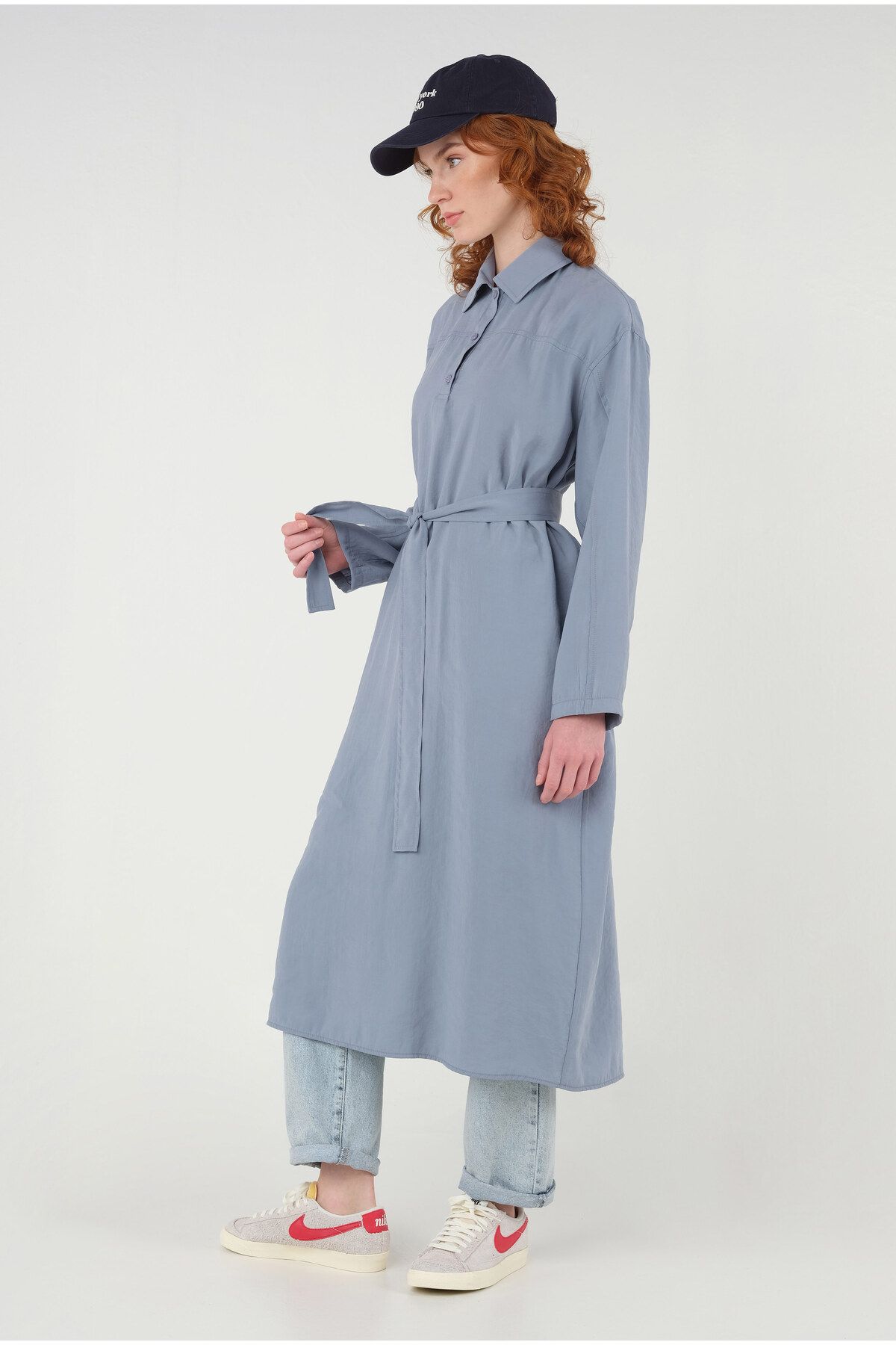 HEQA-Lavender Blue Modal Long Tunic 6