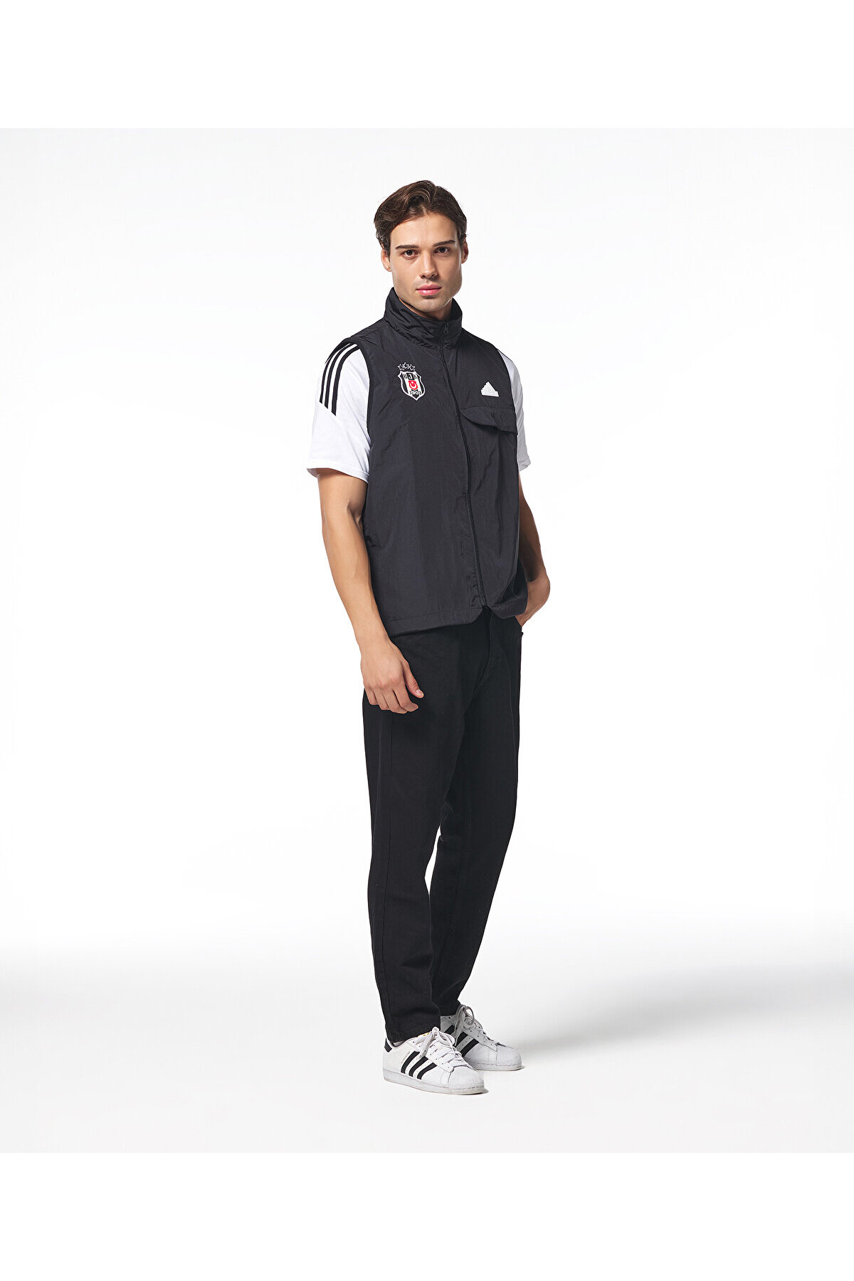 Beşiktaş ADİDAS BEŞİKTAŞ YELEK 24-25 IN3701 fotoğrafı 3 (önizleme)