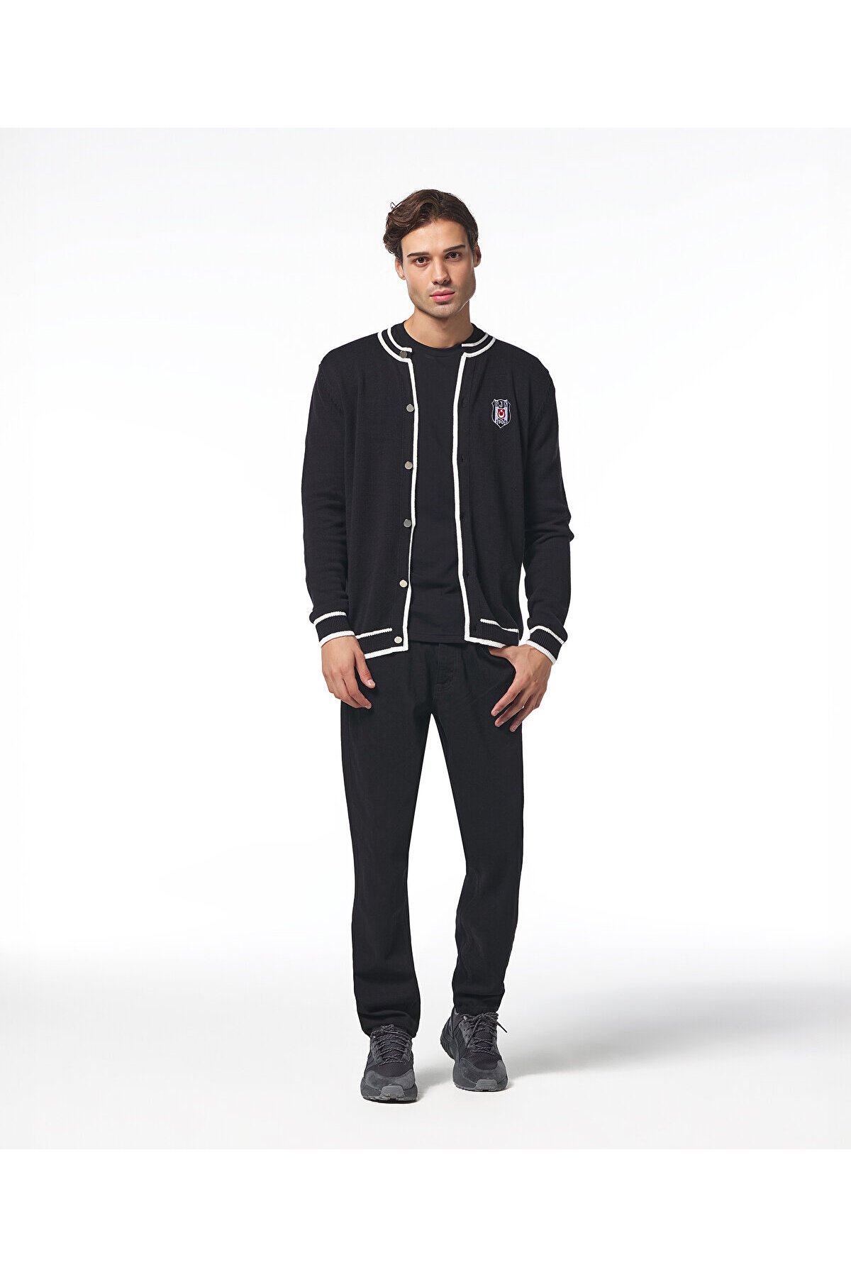 Beşiktaş  BEŞİKTAŞ ERKEK DÜĞMELİ TRİKO HIRKA 7425249T3 - Görsel 6