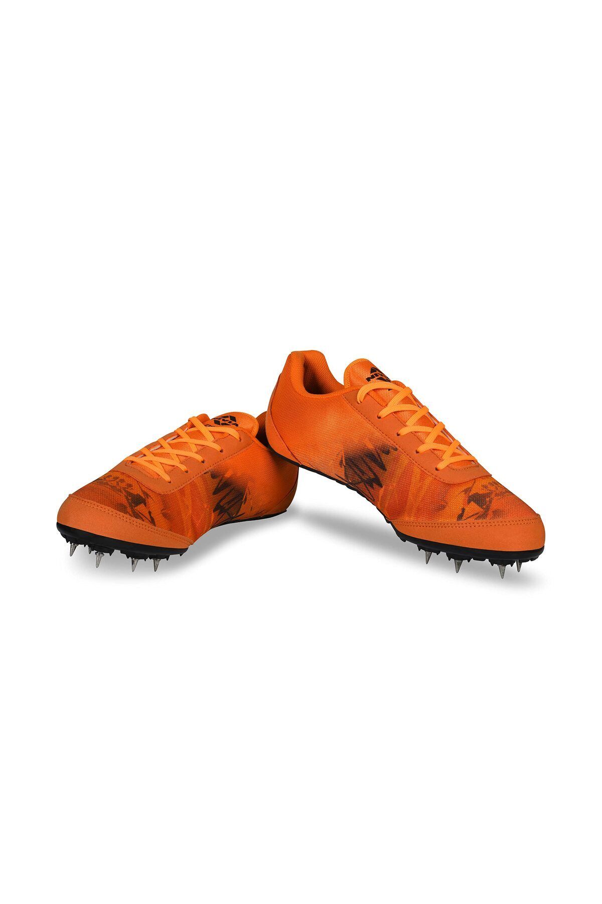 Nivia-Zion Spikes Running Shoes (ORANGE, 3 UK/4 US/37 EU) | Breathable Mesh, Lightweight 4