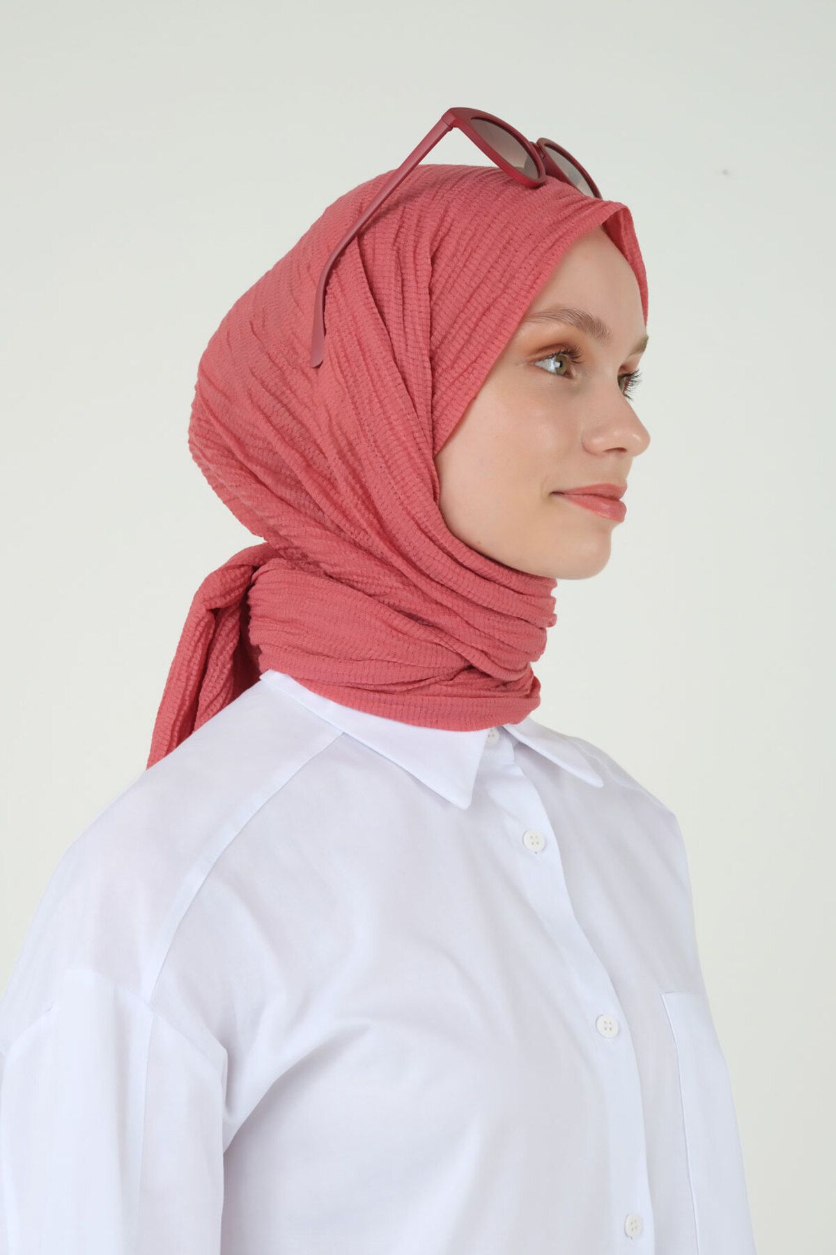 HEQA-Natural Shawl Ultra Pink 4